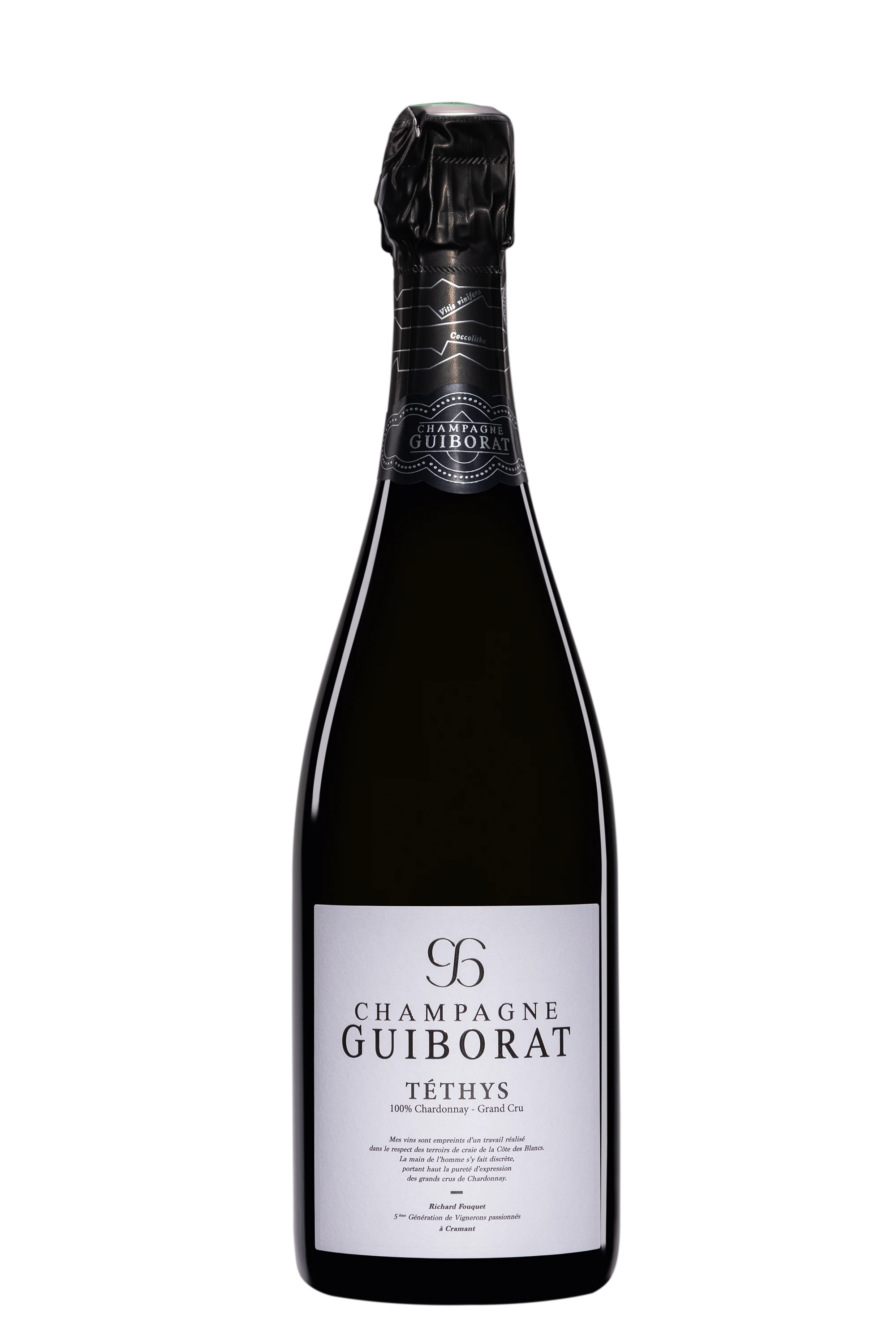 Domaine Guiborat - Champagne Extra-Brut Grand Cru Blanc de Blancs "Téthys" Blanc NV, 75cl