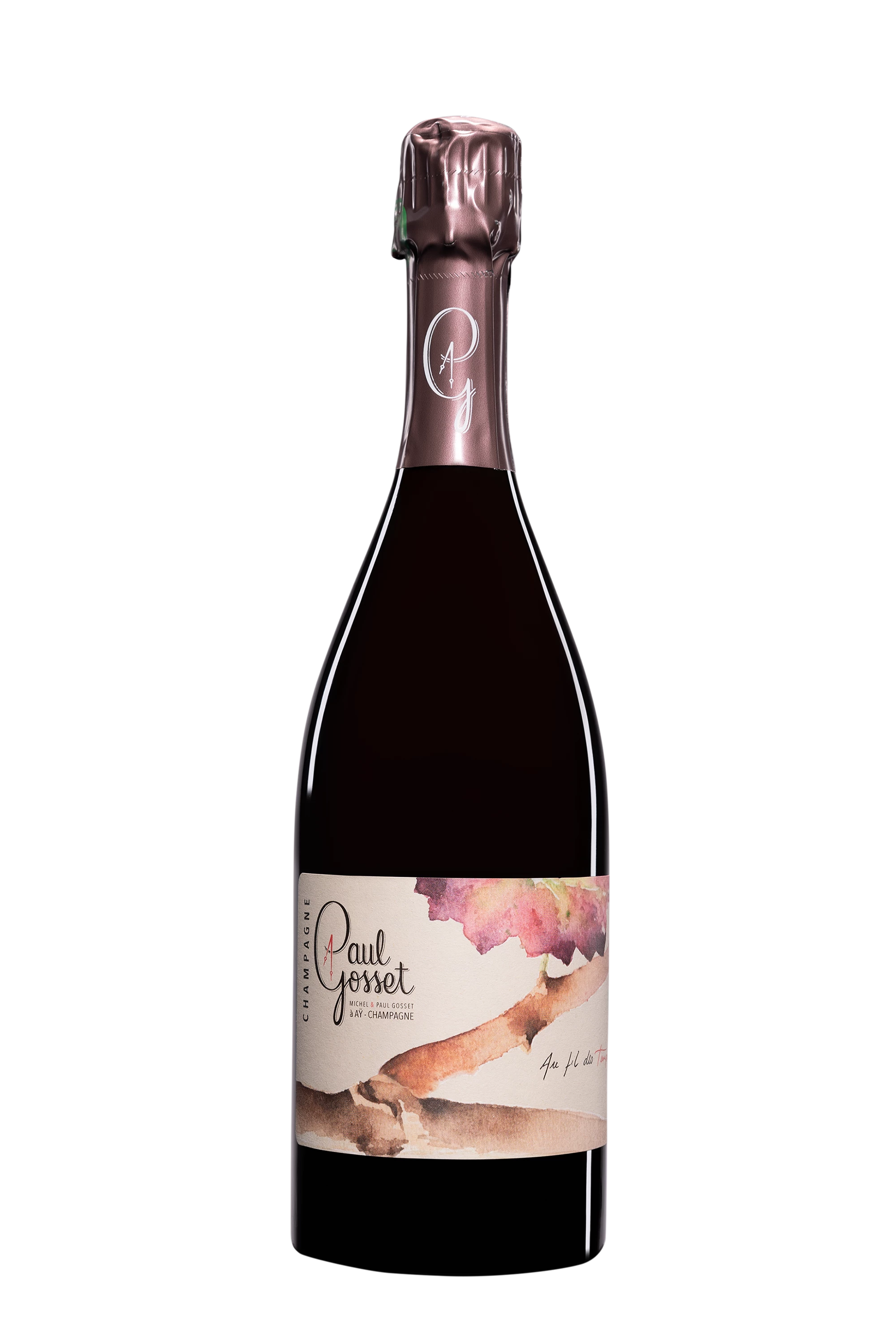 Domaine Paul Gosset - Champagne Extra-Brut "Au Fil des Temps : L'Automne" Rosé Vendange 2018-2019 Dégorgement 11 Sep. 2023 12.5°, 75cl