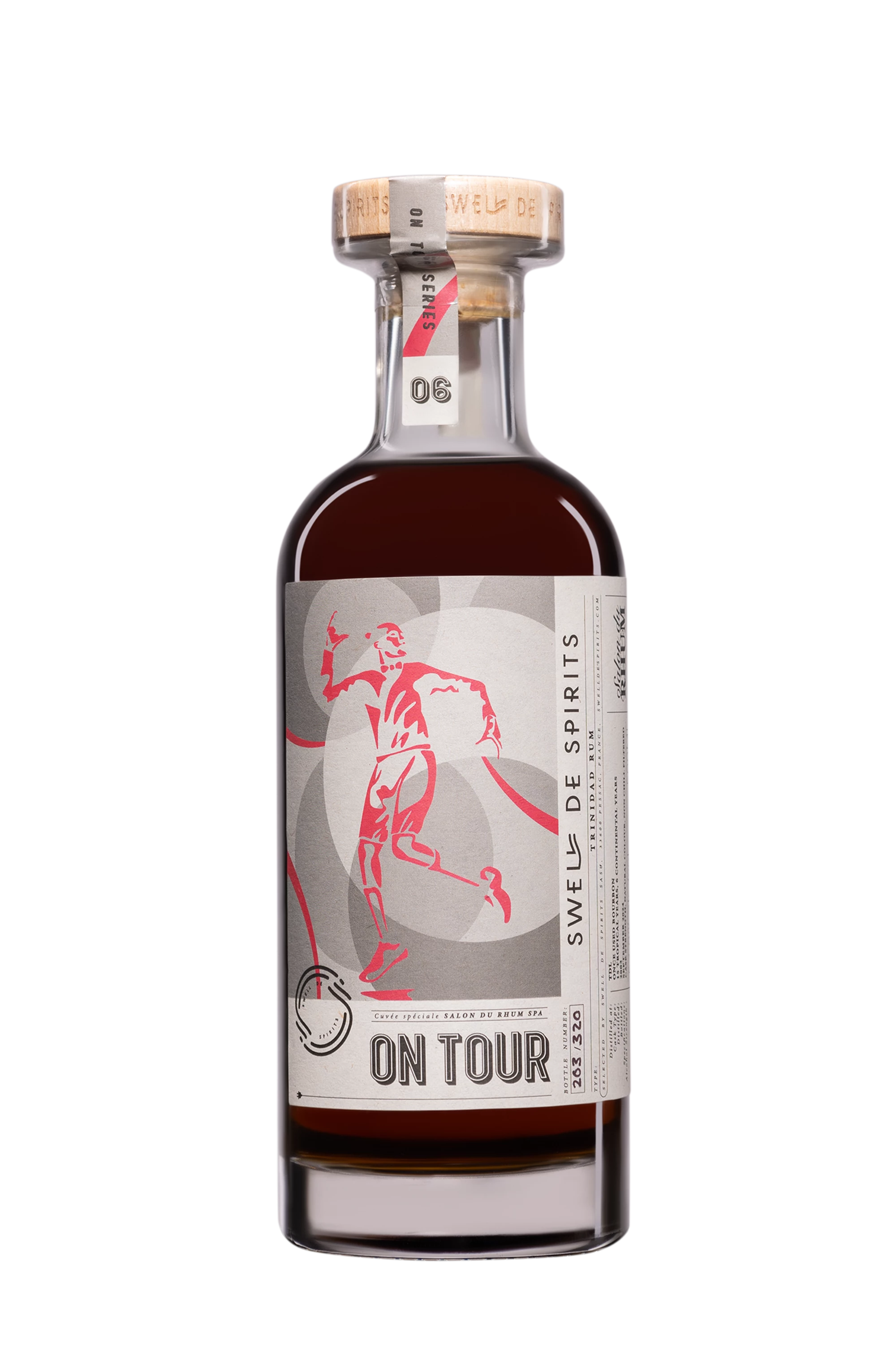 Swell de Spirits - Molasses Trinidadian Rhum "21 Ans Trinidad Distillers Limited - On Tour N°6" Brun 2003 57.8°, 50cl
