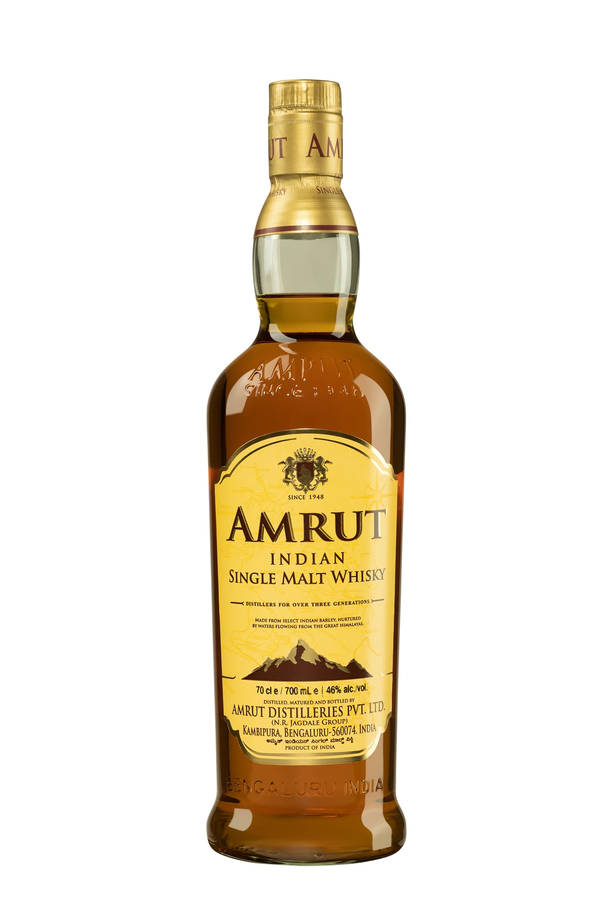 Amrut - Single Malt Indian Whisky "Indian Single Malt" 46° Giftbox, 70cl