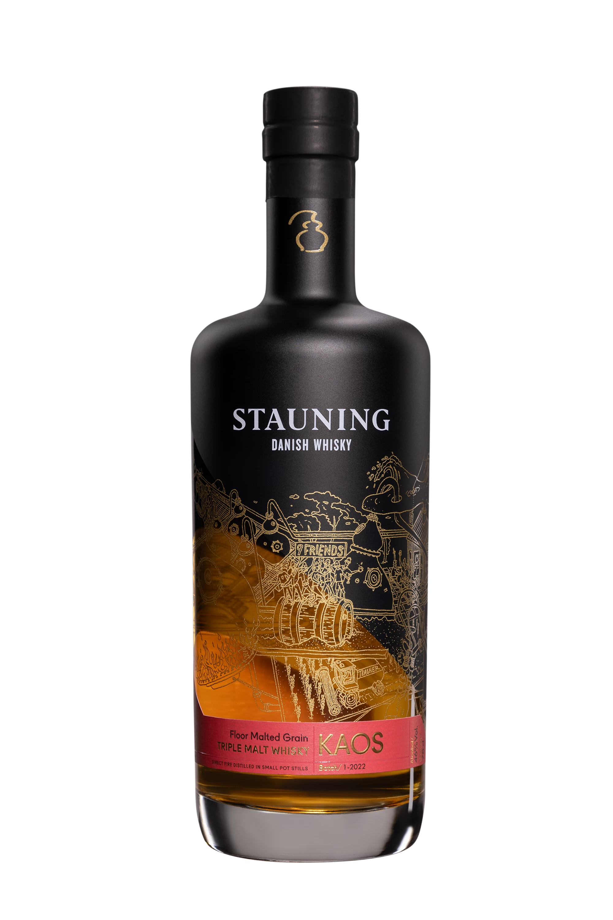 Stauning  - Triple Malt Danish Whisky "Kaos" 46°, 70cl