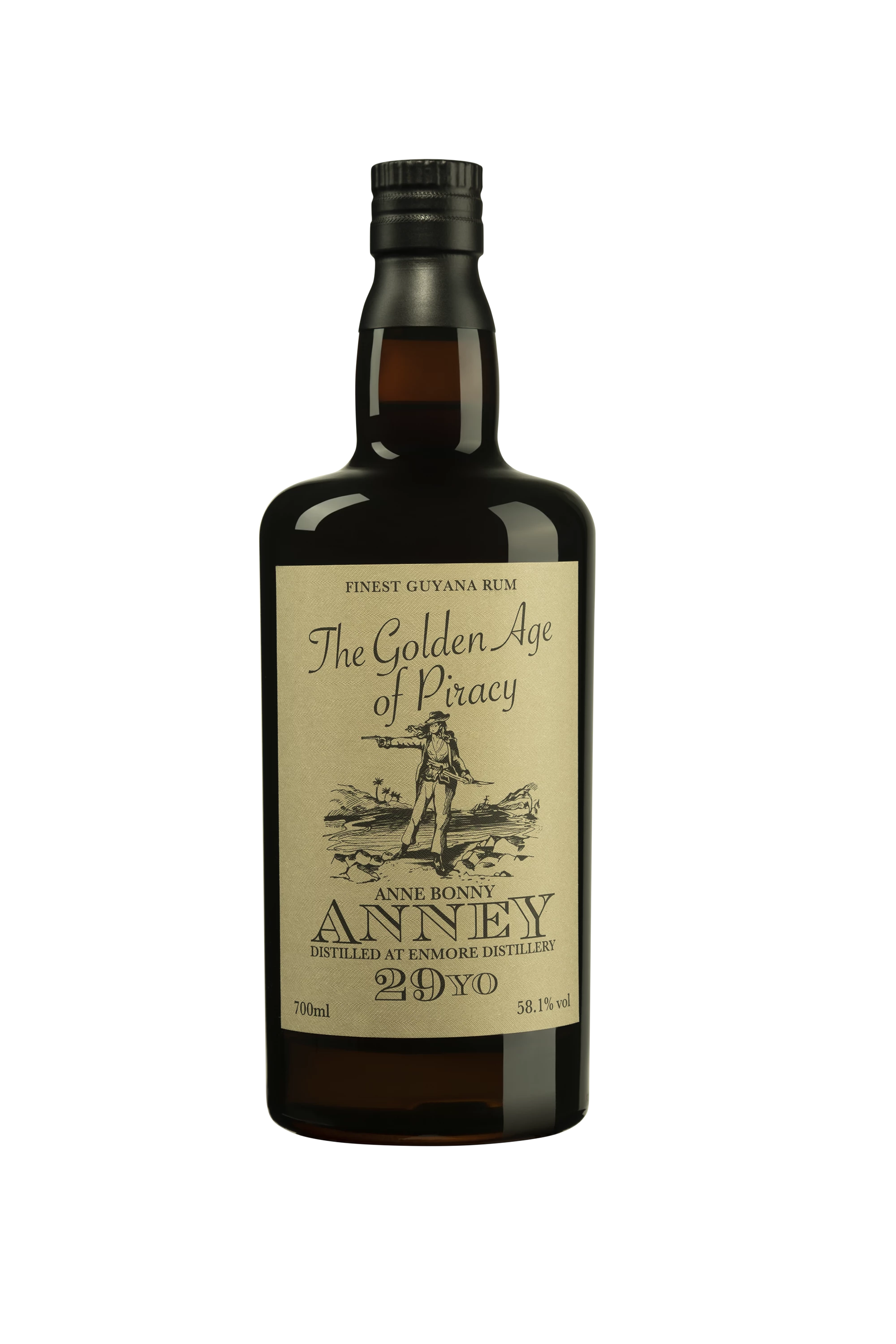 Distilia - Molasses British Guyana Rhum "29 Ans Enmore - Single Cask #6 - The Golden Age of Piracy" Brun 1992 58.1° Giftbox, 70cl