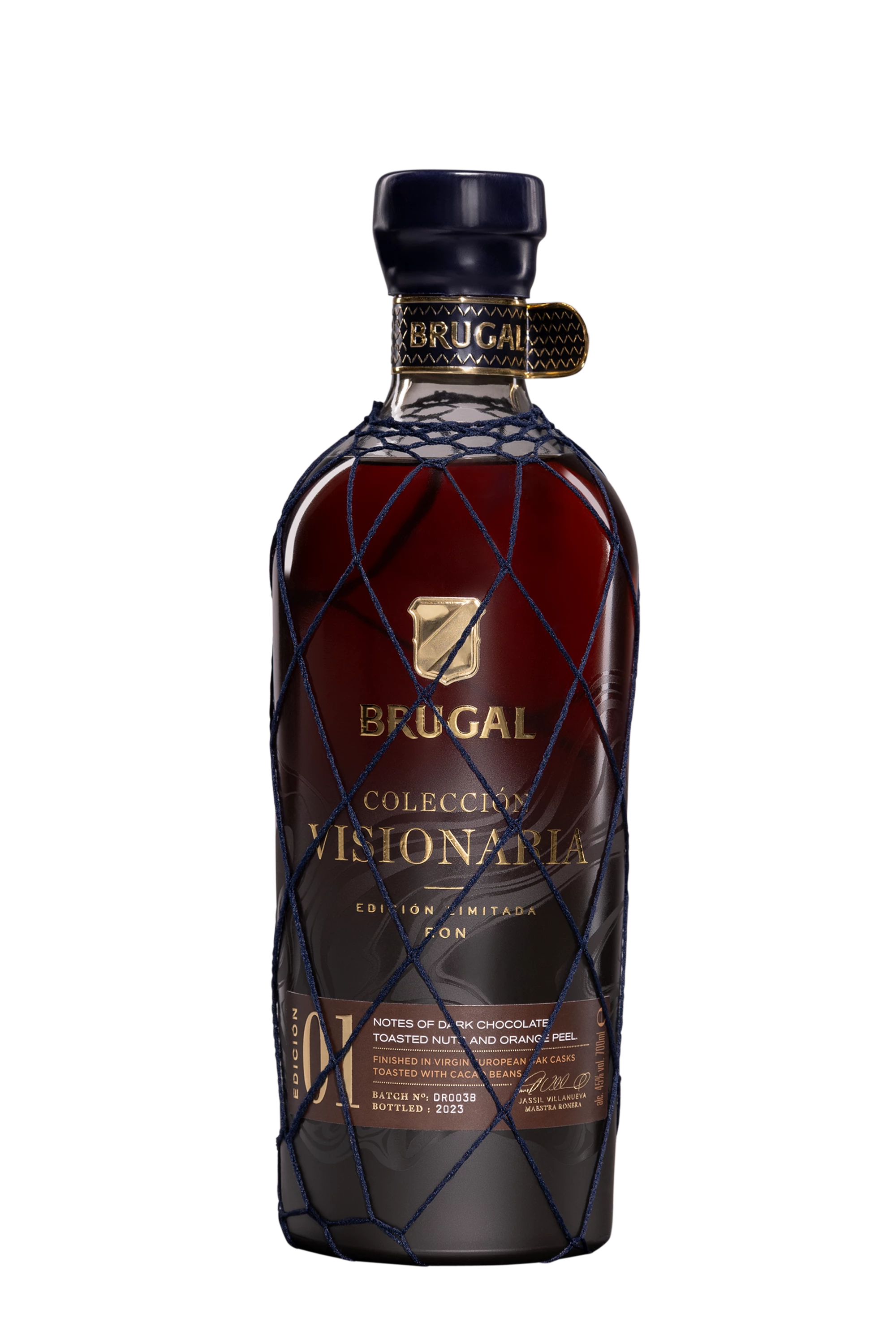 Brugal - Molasses Dominicain Rhum "Coleccion Visionaria - Edicion 01" Brun 45° Giftbox, 70cl