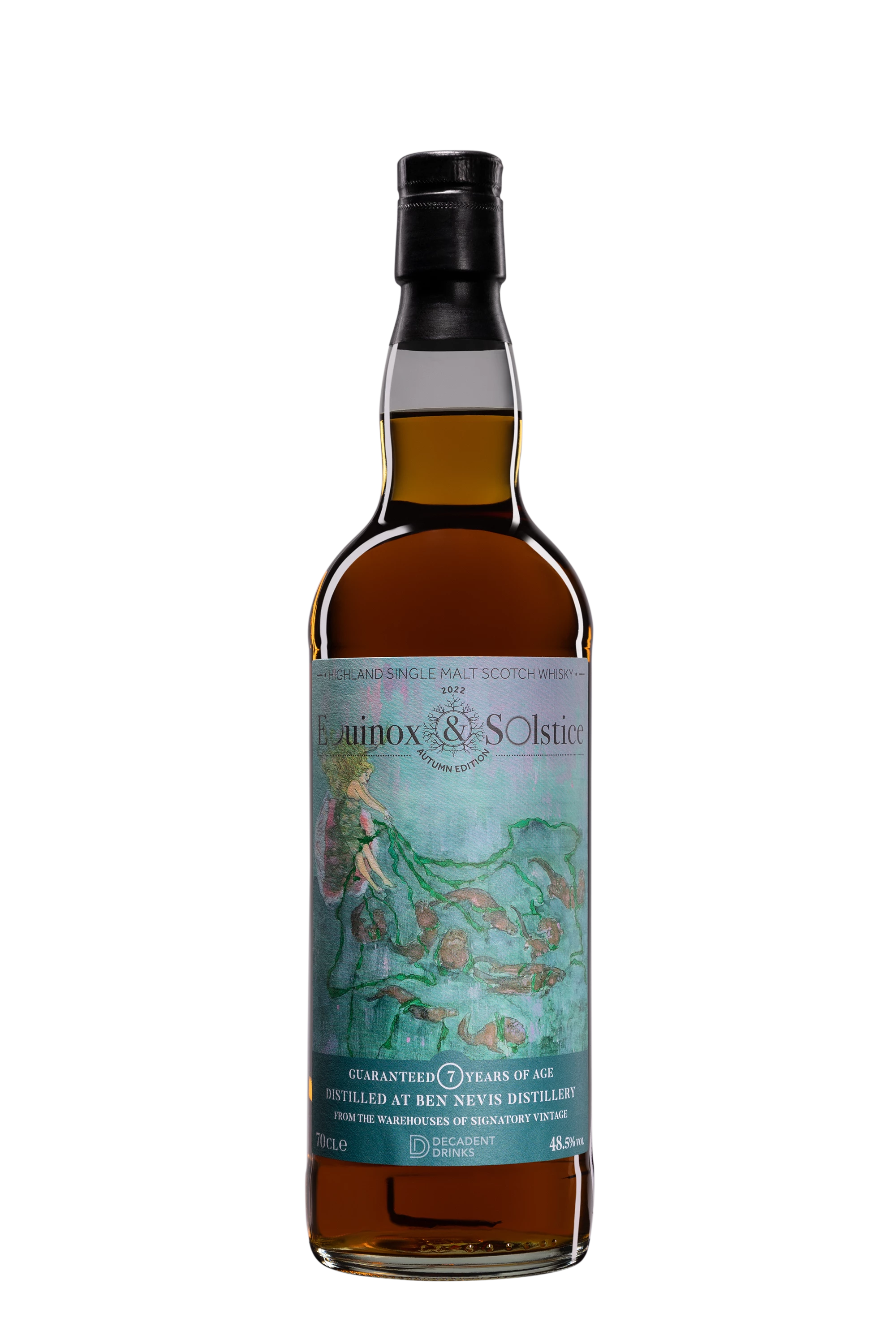 Decadent Drinks - Single Malt Scotch Whisky "7 Ans Ben Nevis - Equinox & Solstice Autumn 2022" Brun 2012 48.5°, 70cl