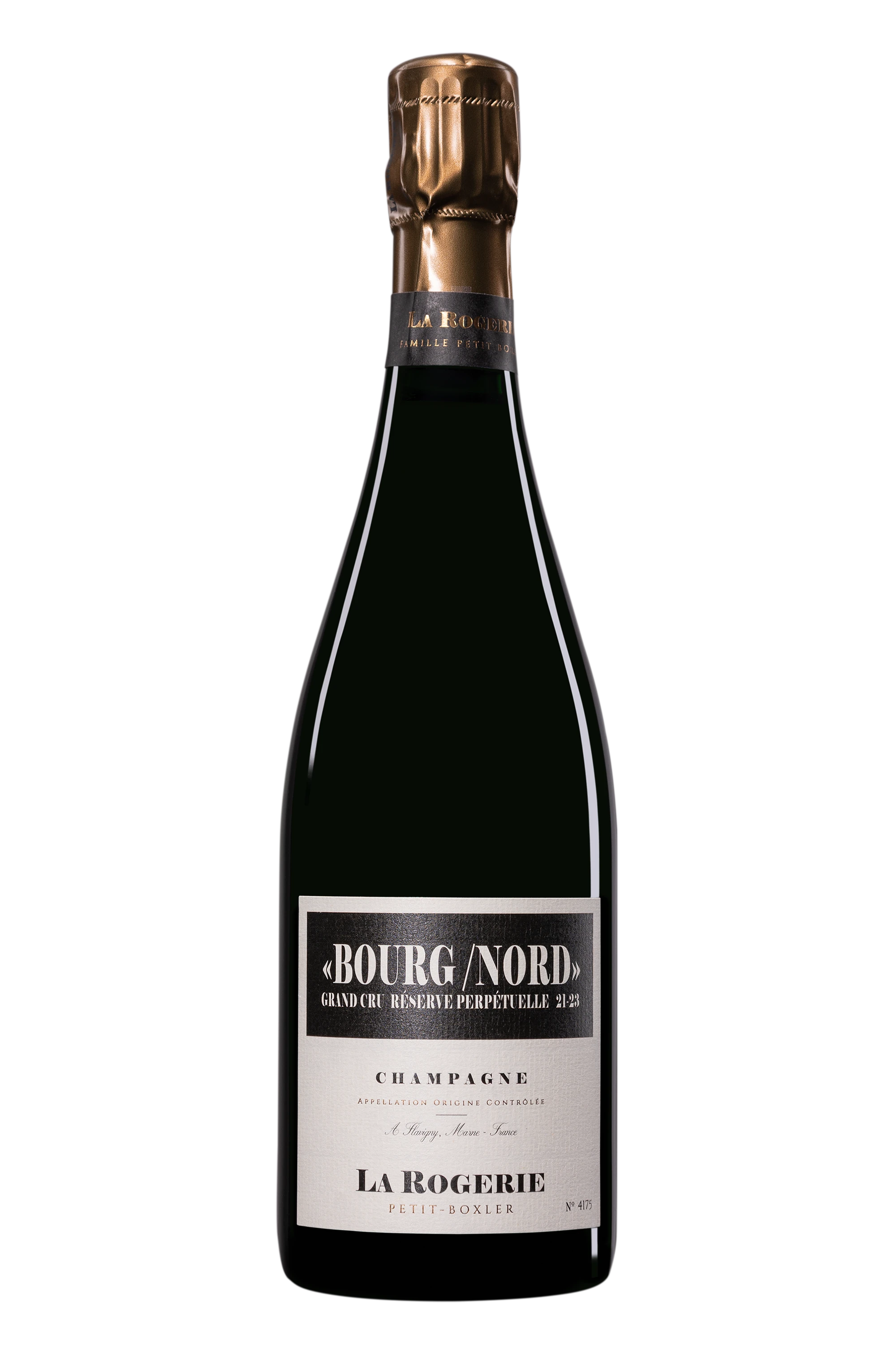 Domaine La Rogerie - Champagne Extra-Brut Grand Cru Blanc de Blancs "Bourg / Nord" Blanc NV Dégorgement Jan. 2026 12.5°, 75cl