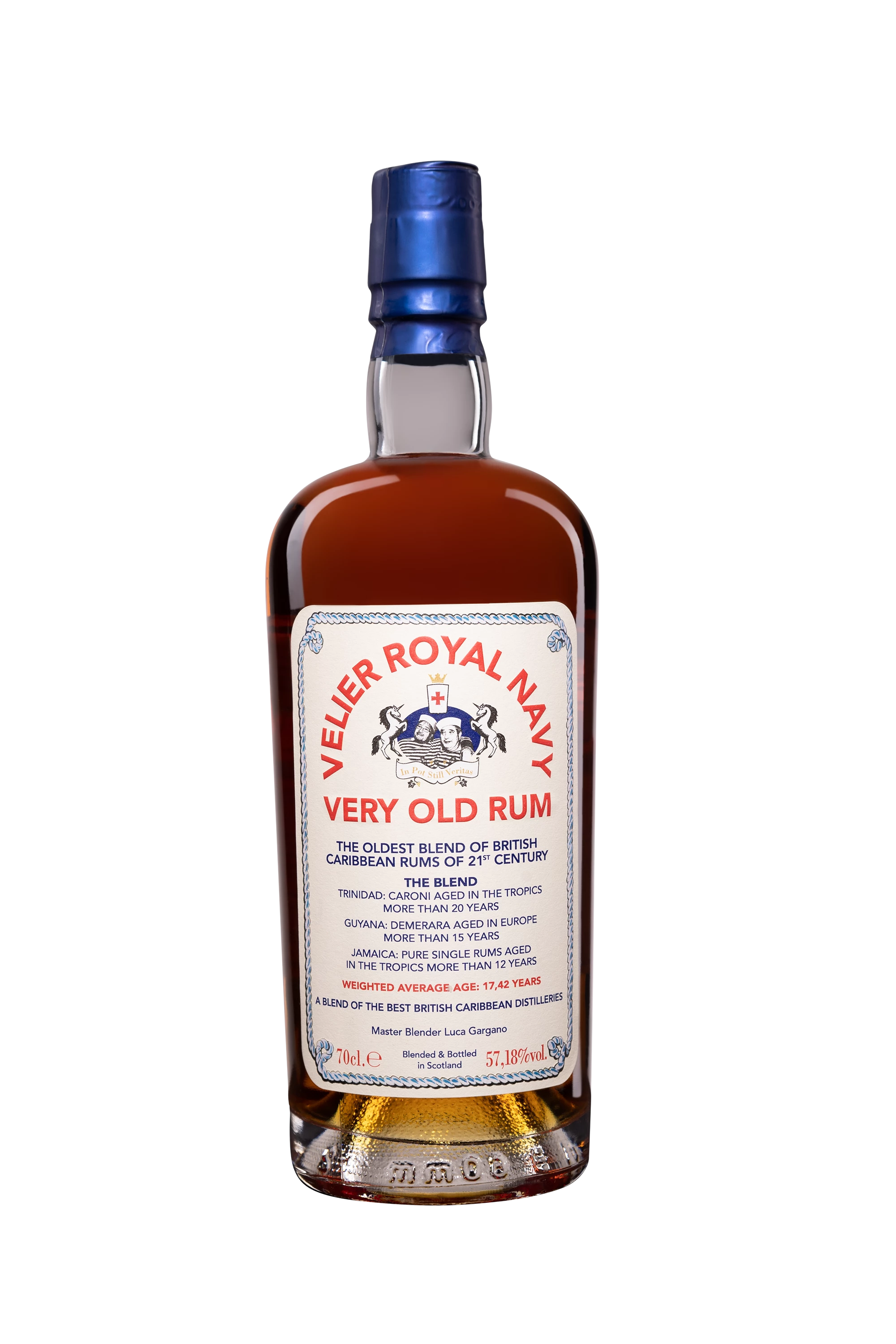 Vélier - Molasses Rhum "Vélier Royal Navy" Brun 57.18° Giftbox, 70cl