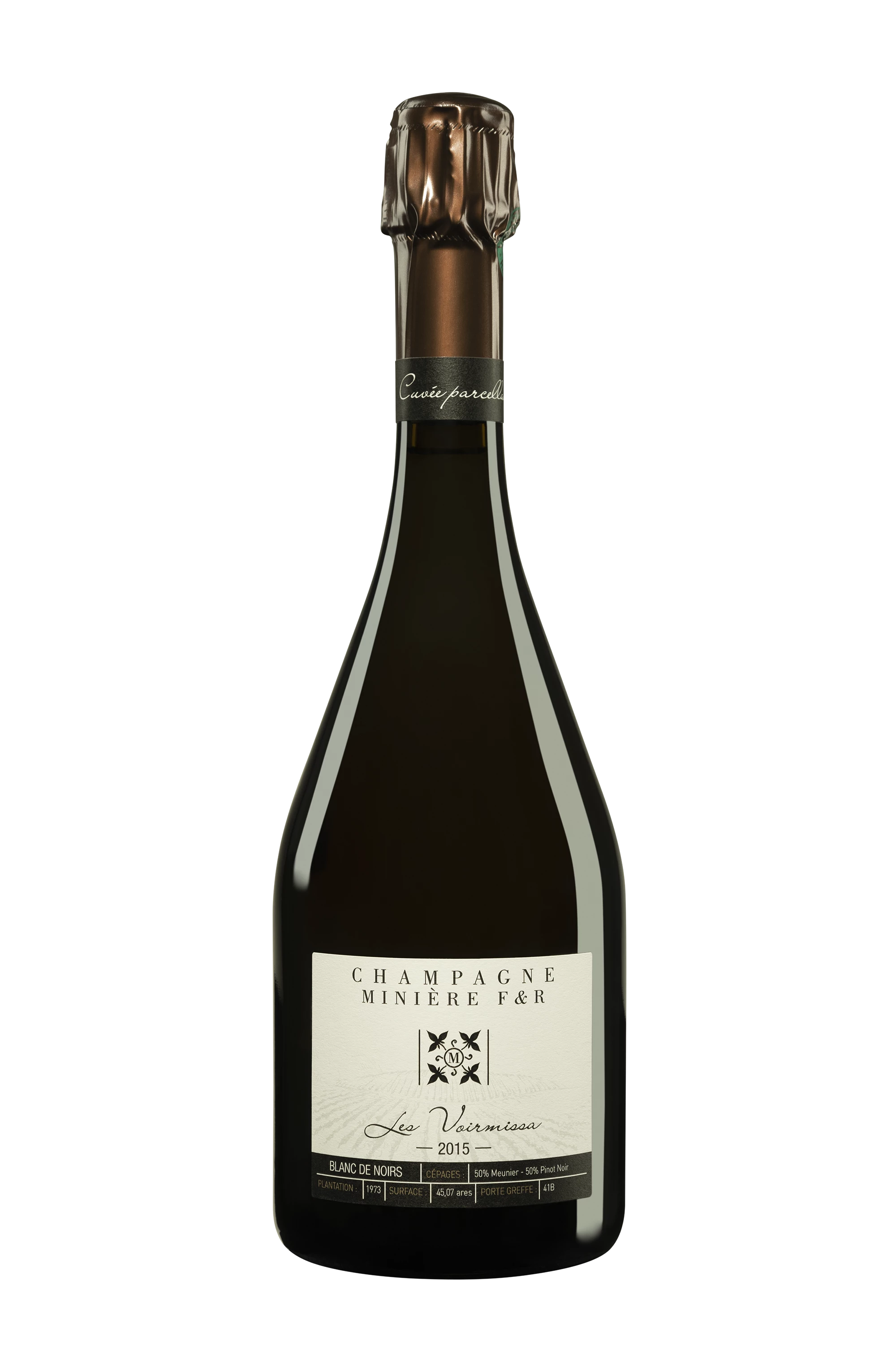 Domaine Minière F & R - Champagne Extra-Brut Blanc de Noirs Millésimé "Les Voirmissa" Blanc 2015 12°, 75cl