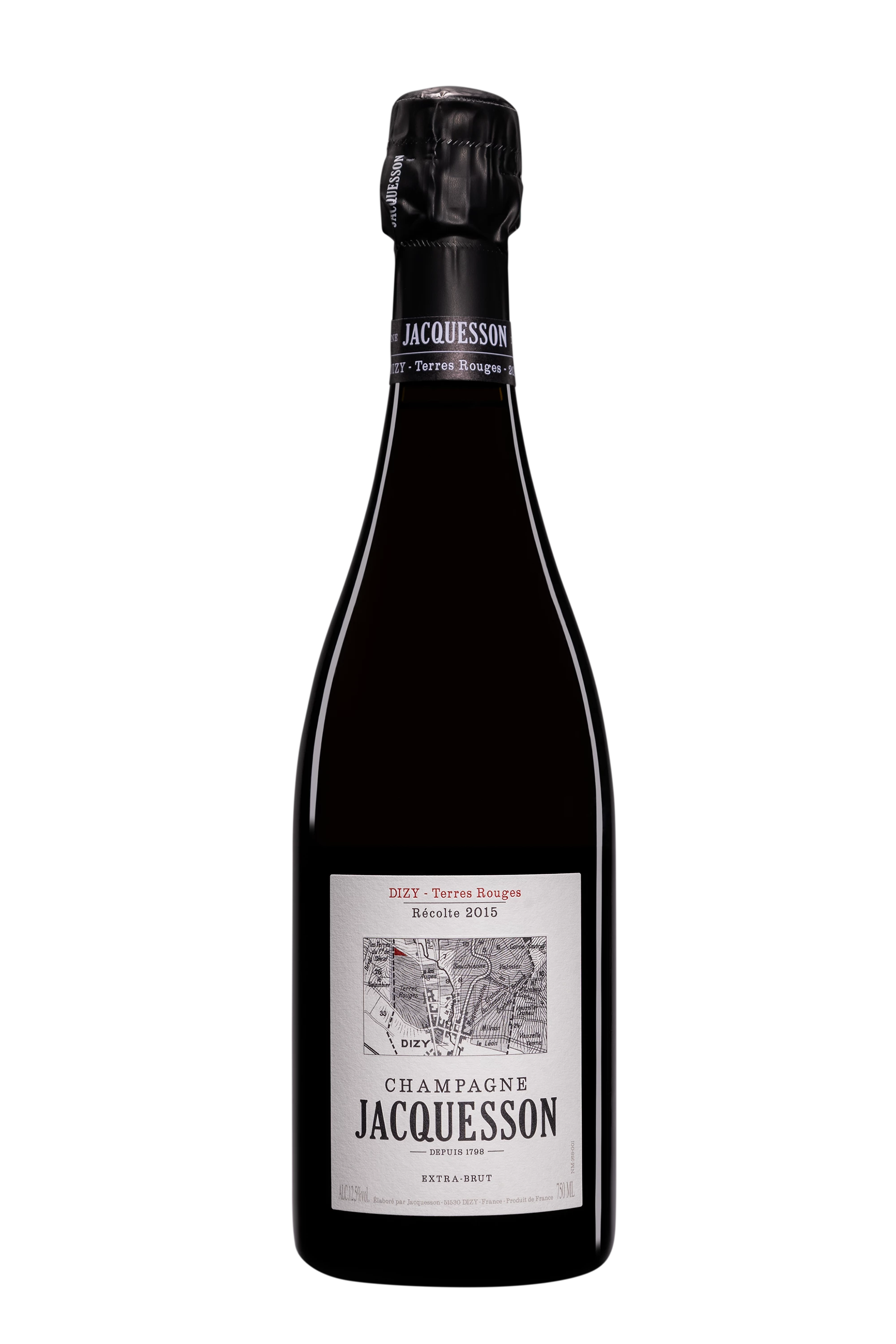 Domaine Jacquesson - Champagne Extra-Brut Blanc de Noirs Millésimé "Dizy Terres Rouge" Blanc 2015 12.5° Giftbox, 75cl