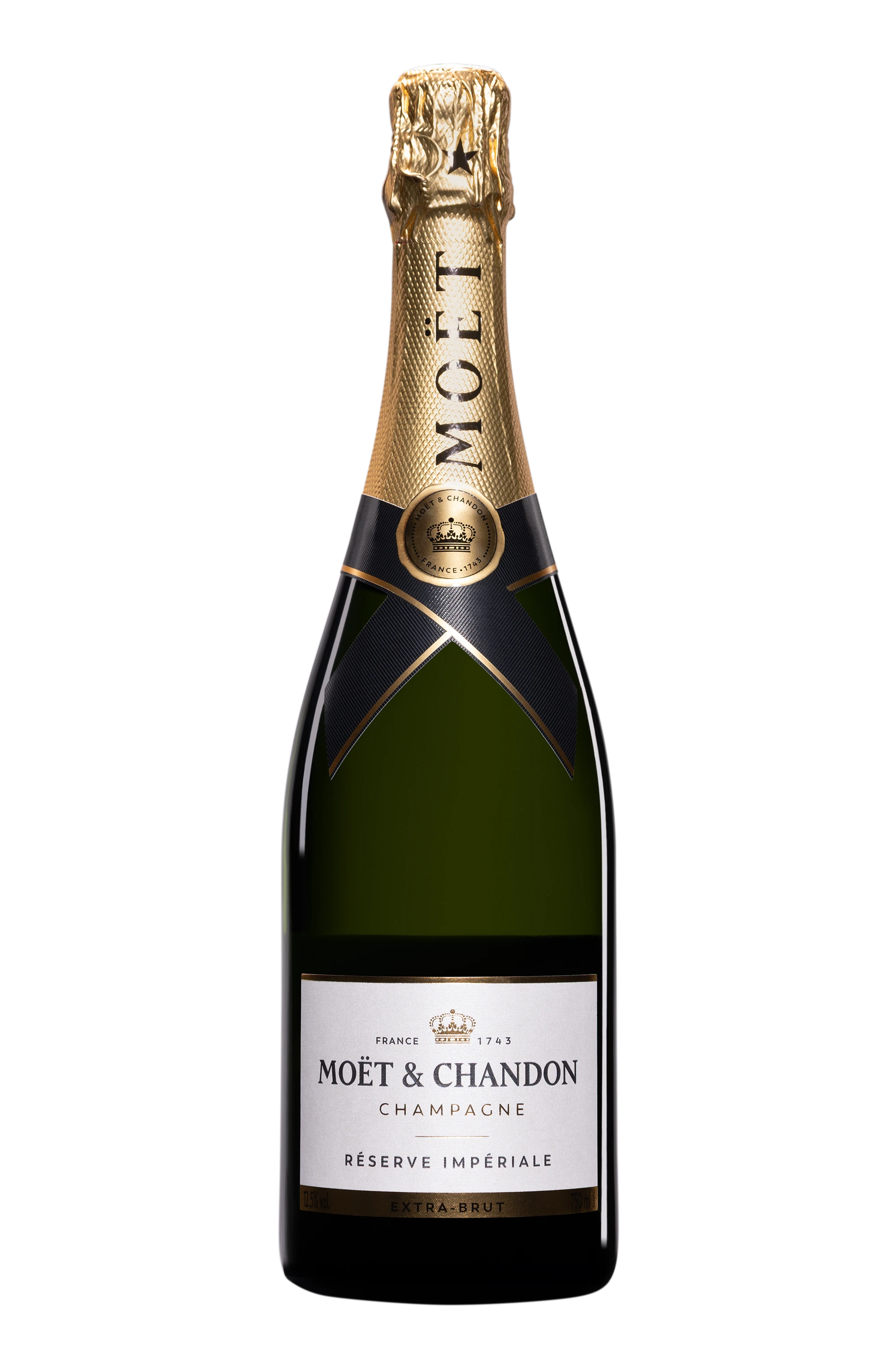 Maison Moët & Chandon - Champagne Extra-Brut "Réserve Impériale" Blanc NV 12°, 75cl