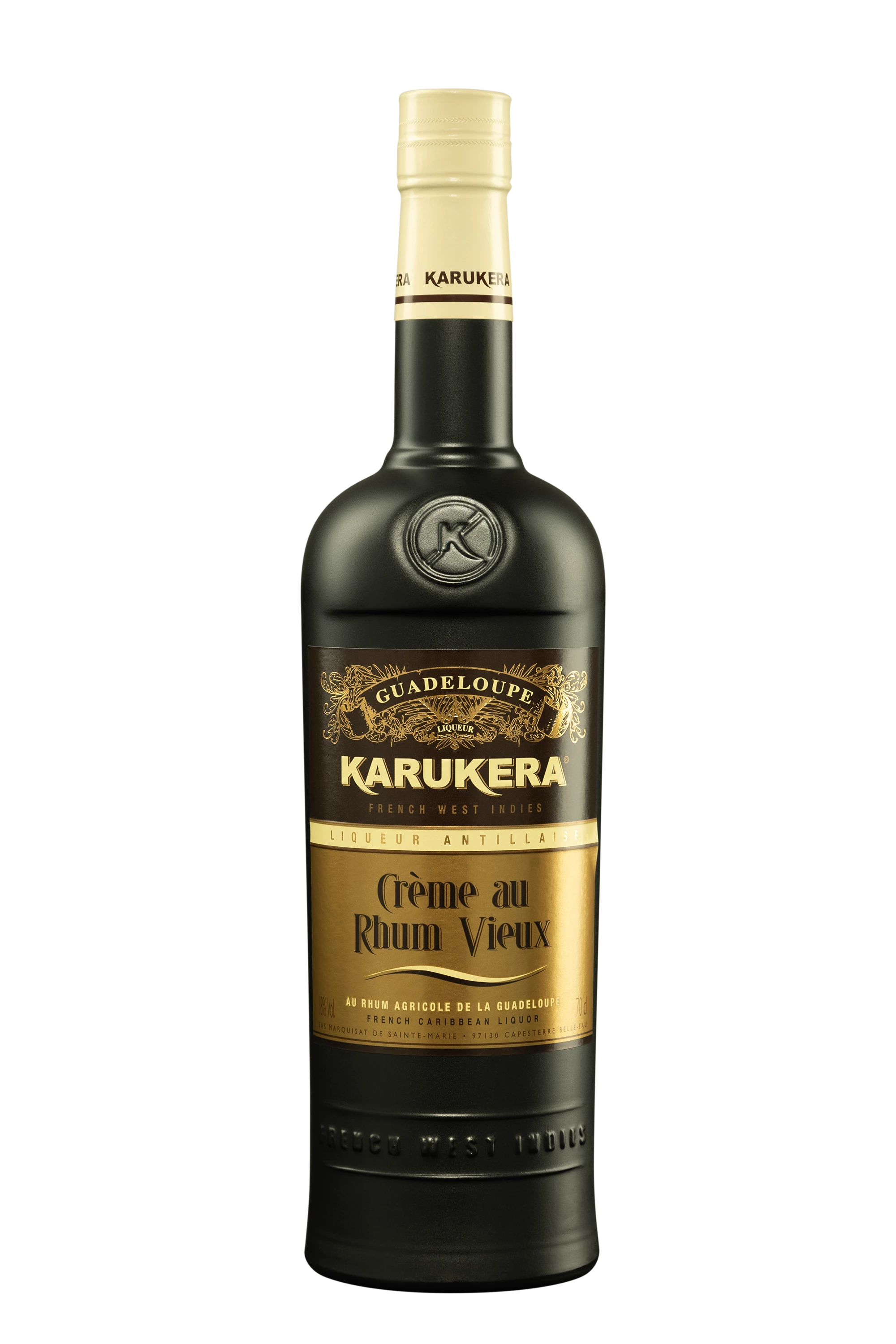Karukera - Crème au Rhum Vieux Brun 18°, 70cl