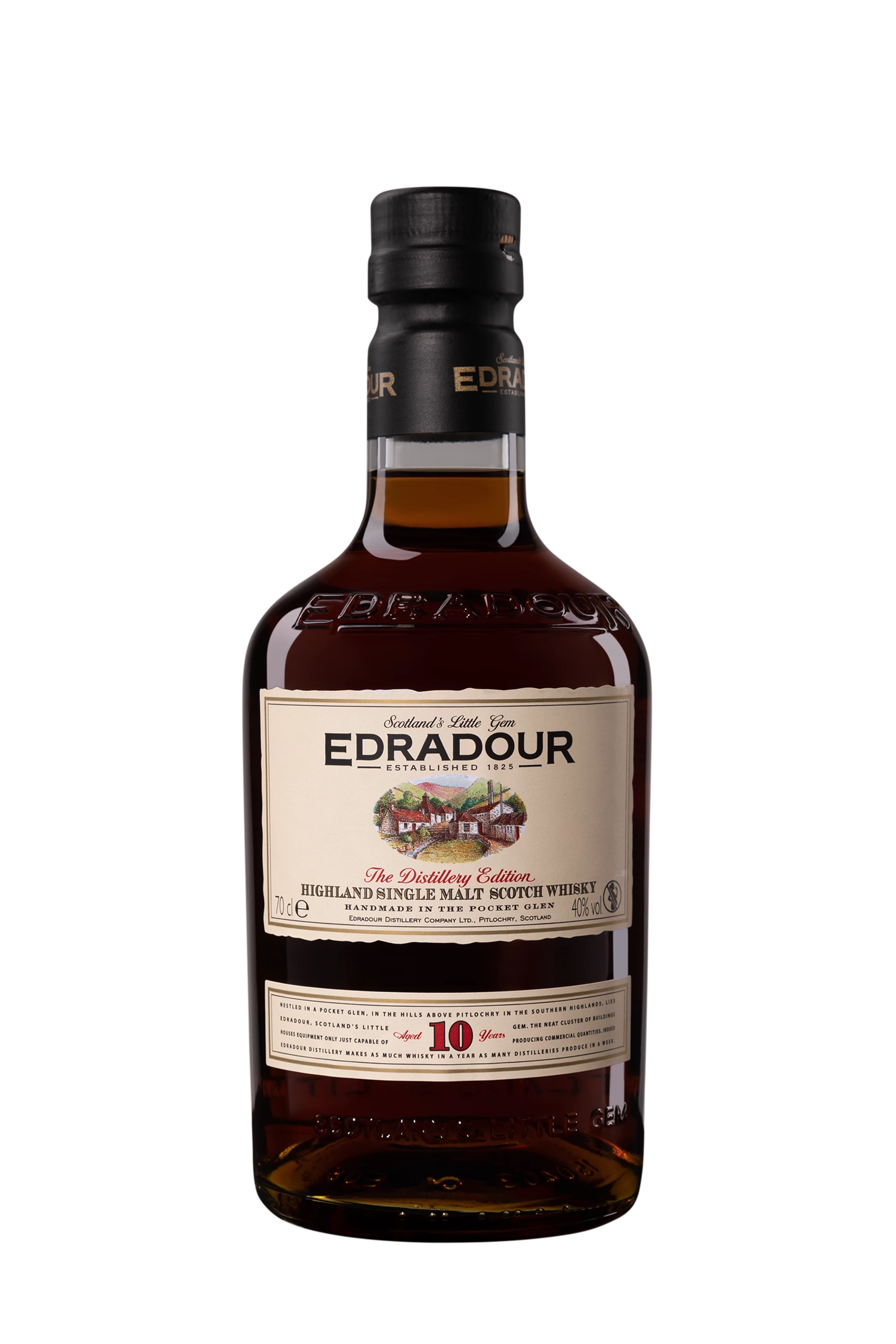 Edradour - Single Malt Scotch Whisky "10 Ans" 40° Giftbox, 70cl