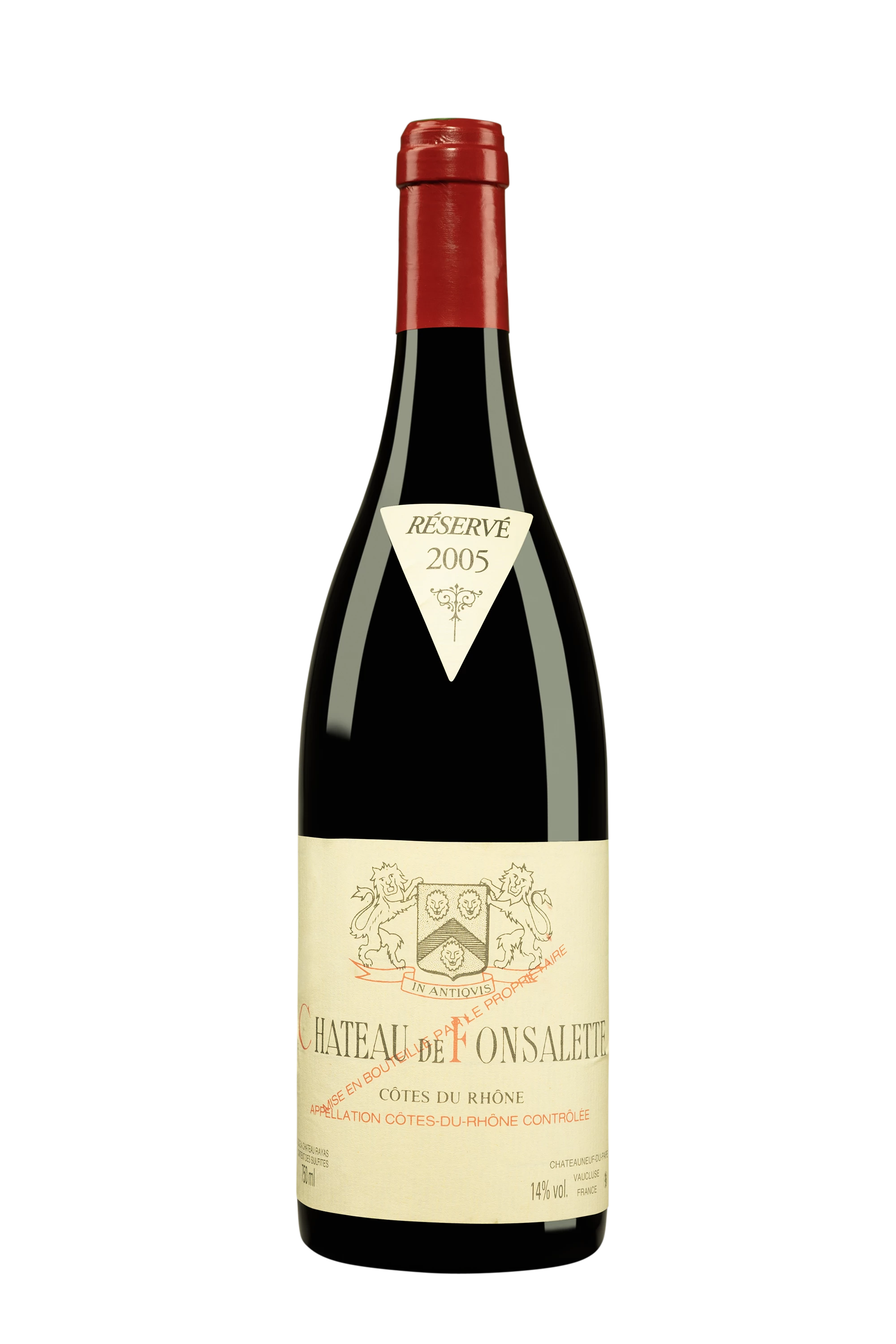 Château de Fonsalette - Côtes du Rhône Rouge 2005, 75cl