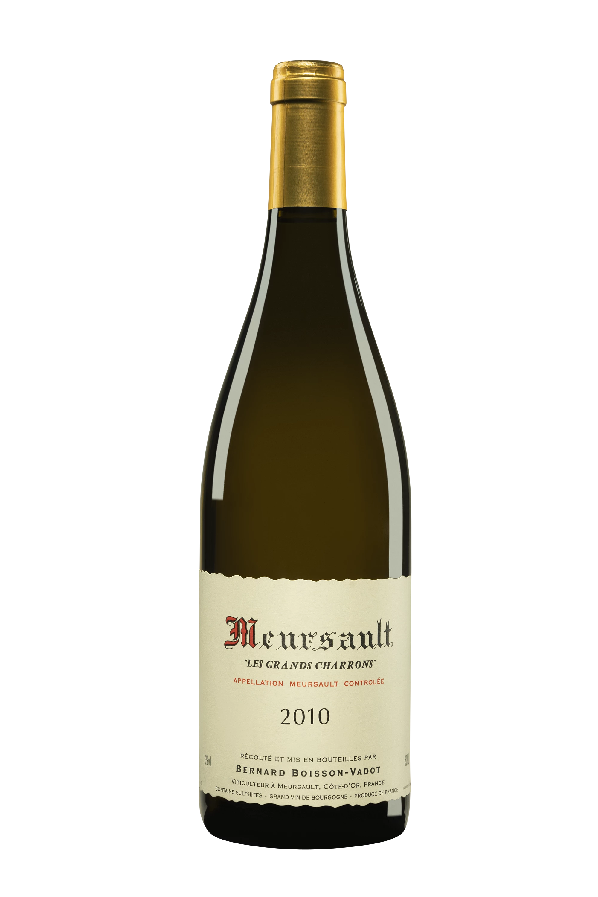 Domaine Bernard Boisson-Vadot - Meursault "Les Grands Charrons" Blanc 2010, 75cl