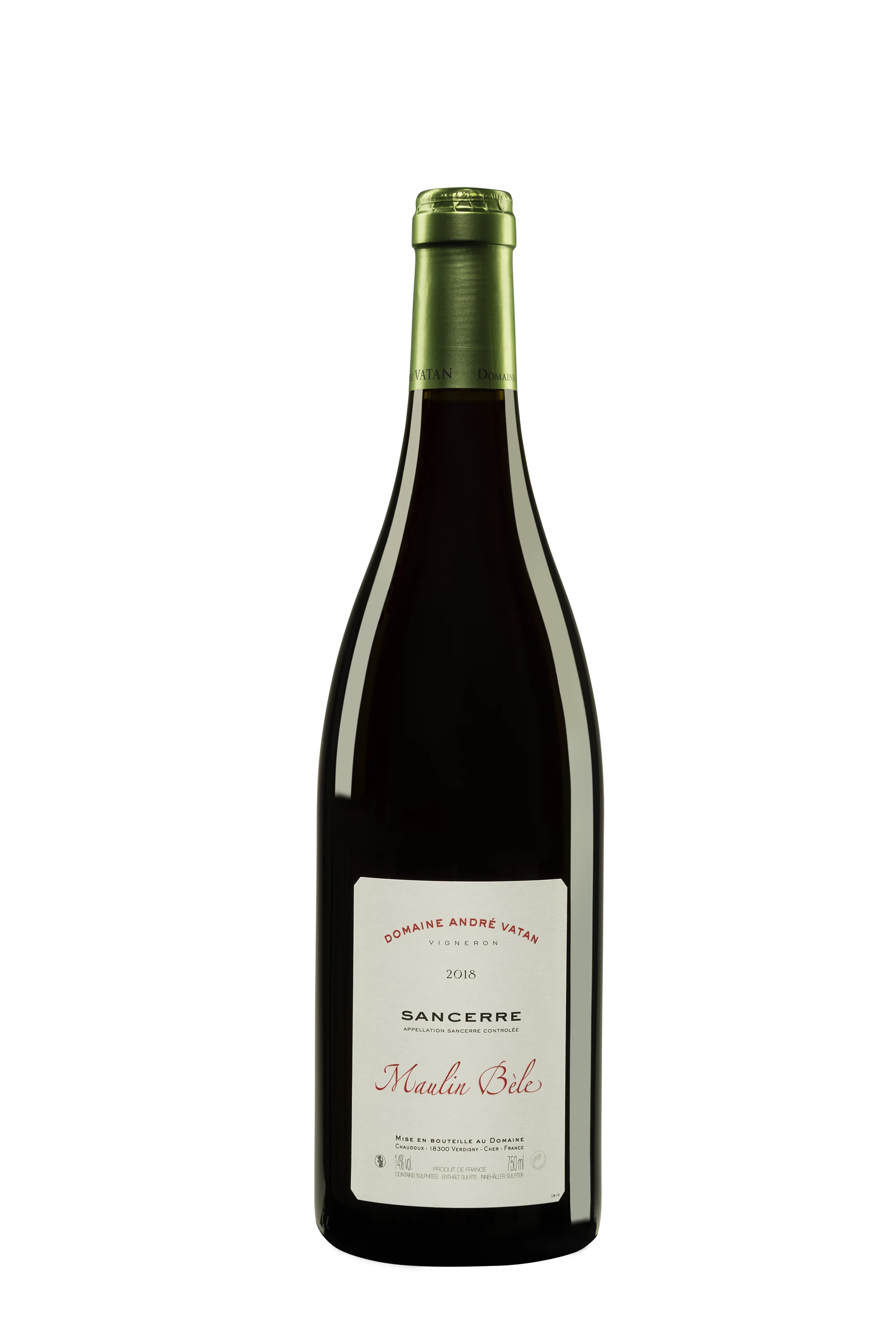 Domaine André Vatan - Sancerre "Maulin Bèle" Rouge 2018, 75cl