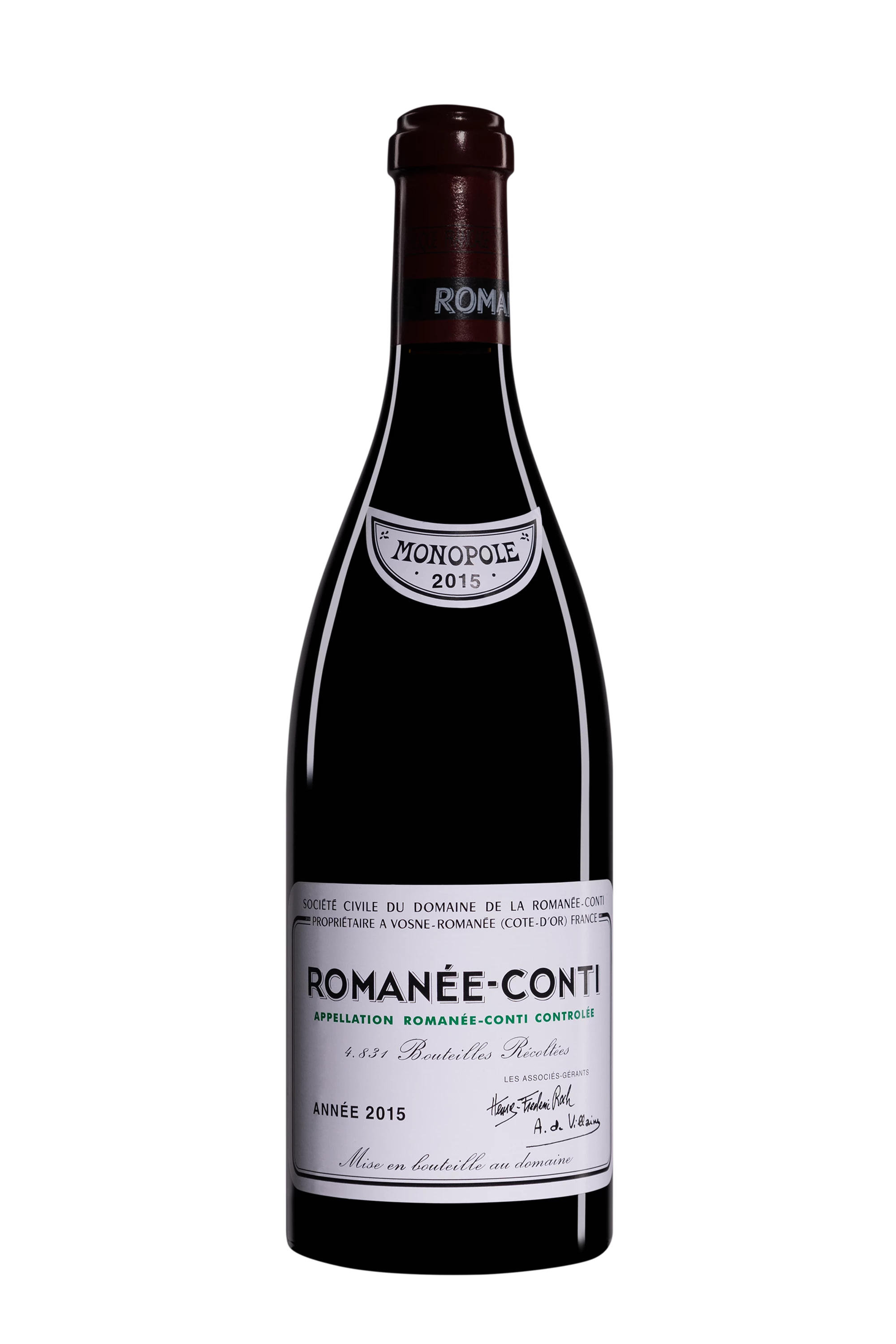 Domaine de la Romanée Conti - Romanée-Conti Grand Cru "Monopole" Rouge 2015 14°, 75cl