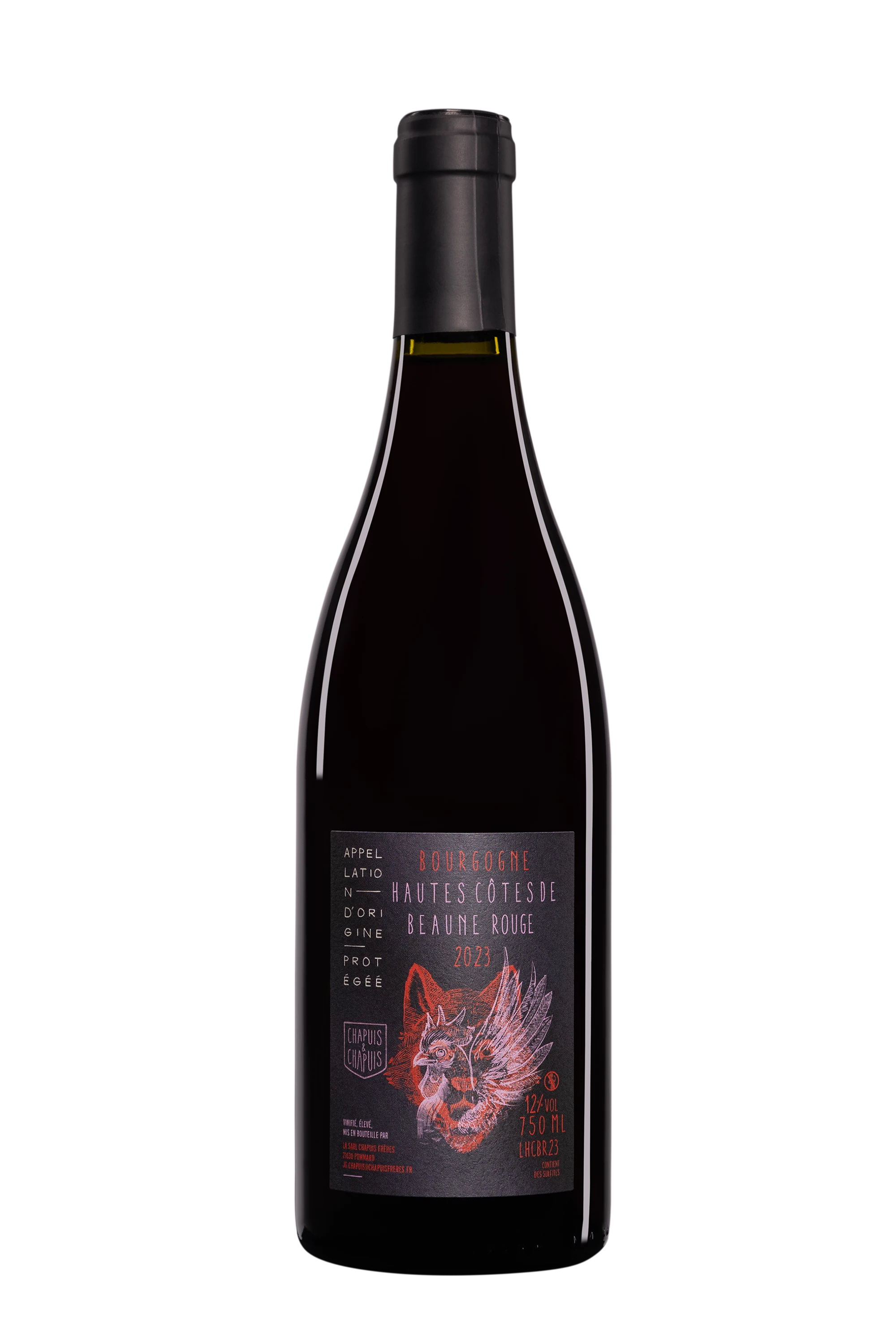 Domaine Chapuis & Chapuis - Bourgogne - Hautes Côtes de Beaune Rouge 2023 12°, 75cl