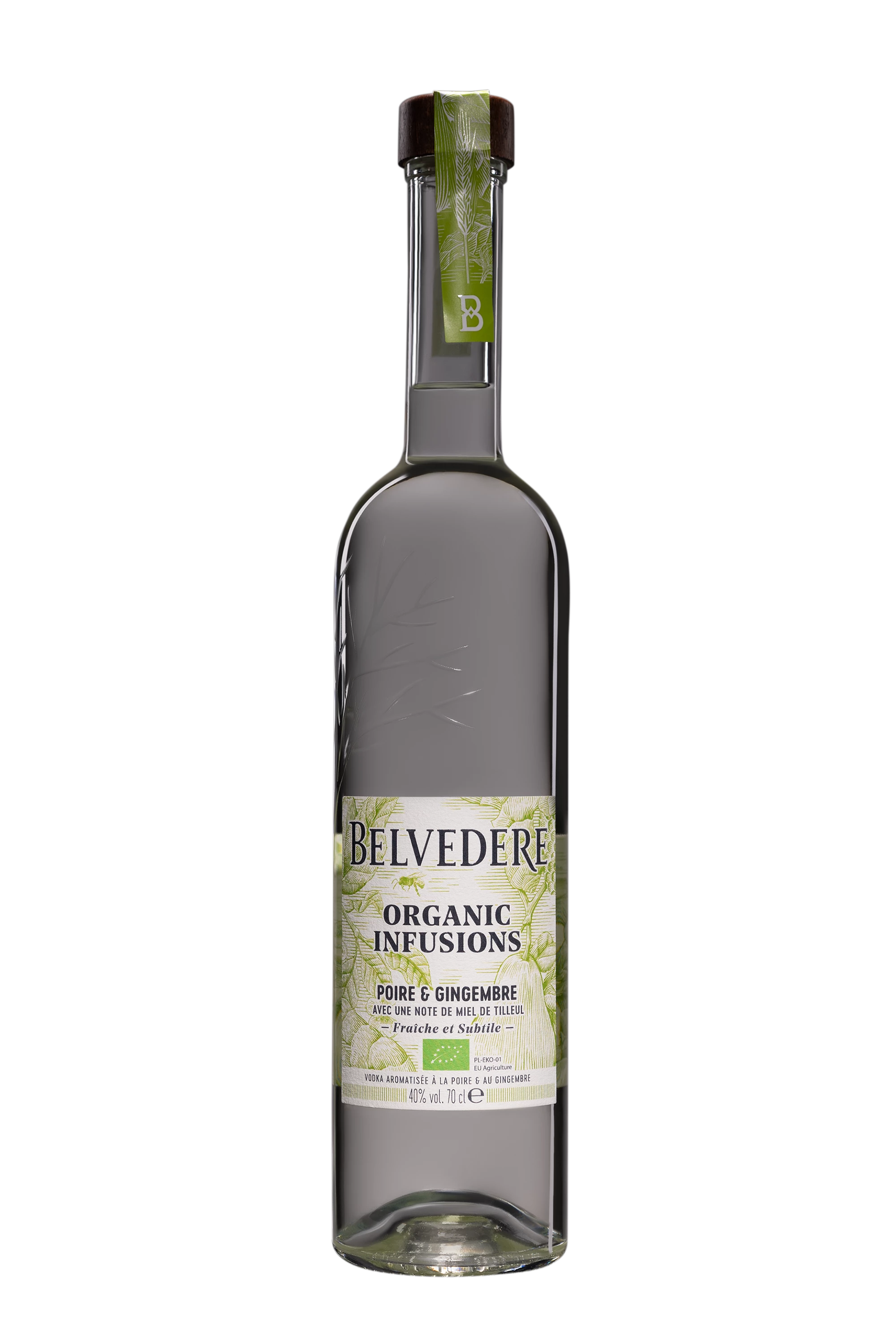 Belvedere - Vodka "Organic Infusions - Poire & Gingembre" 40°, 70cl
