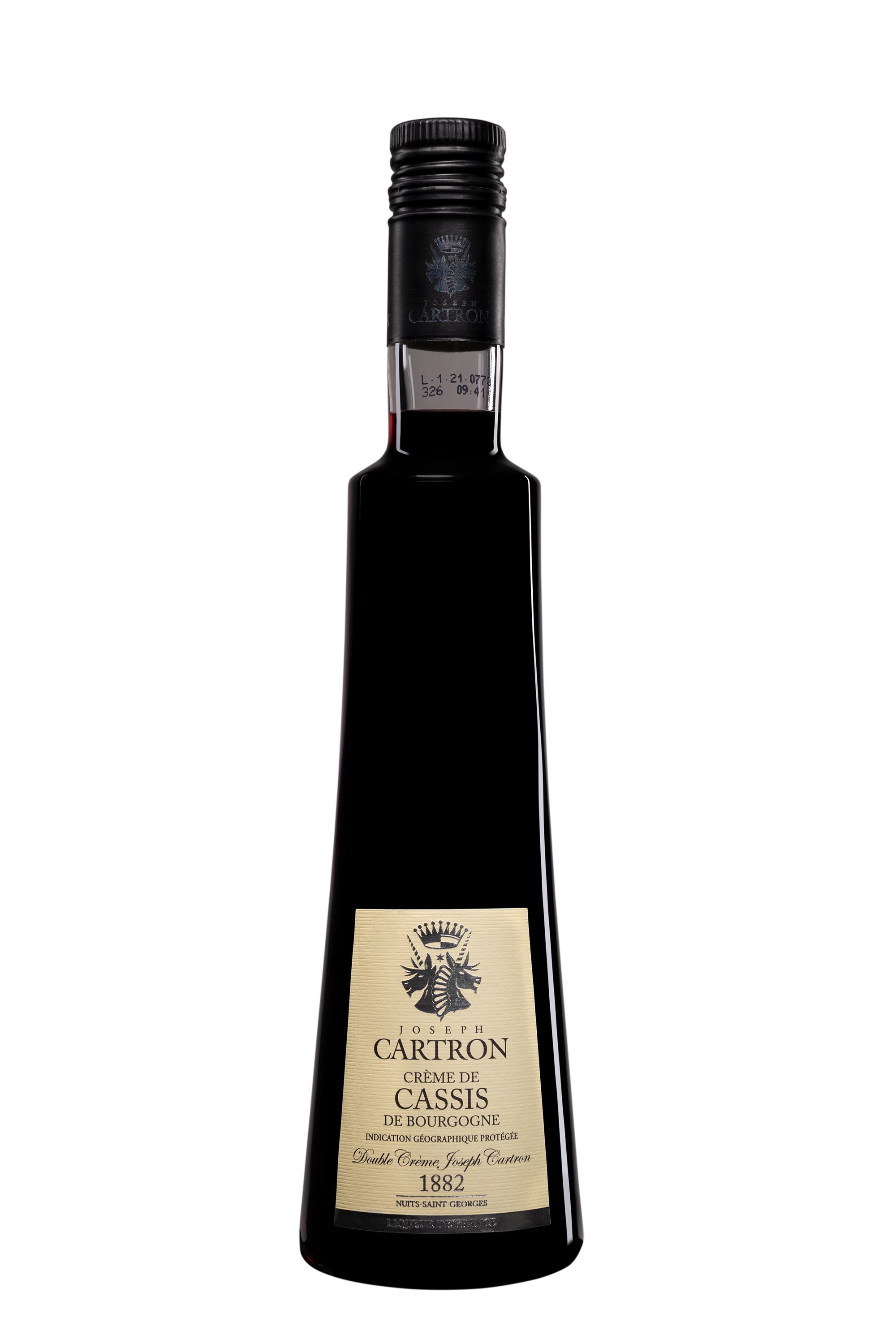 Joseph Cartron - Crème de Bourgogne "Cassis" 19° Giftbox, 50cl