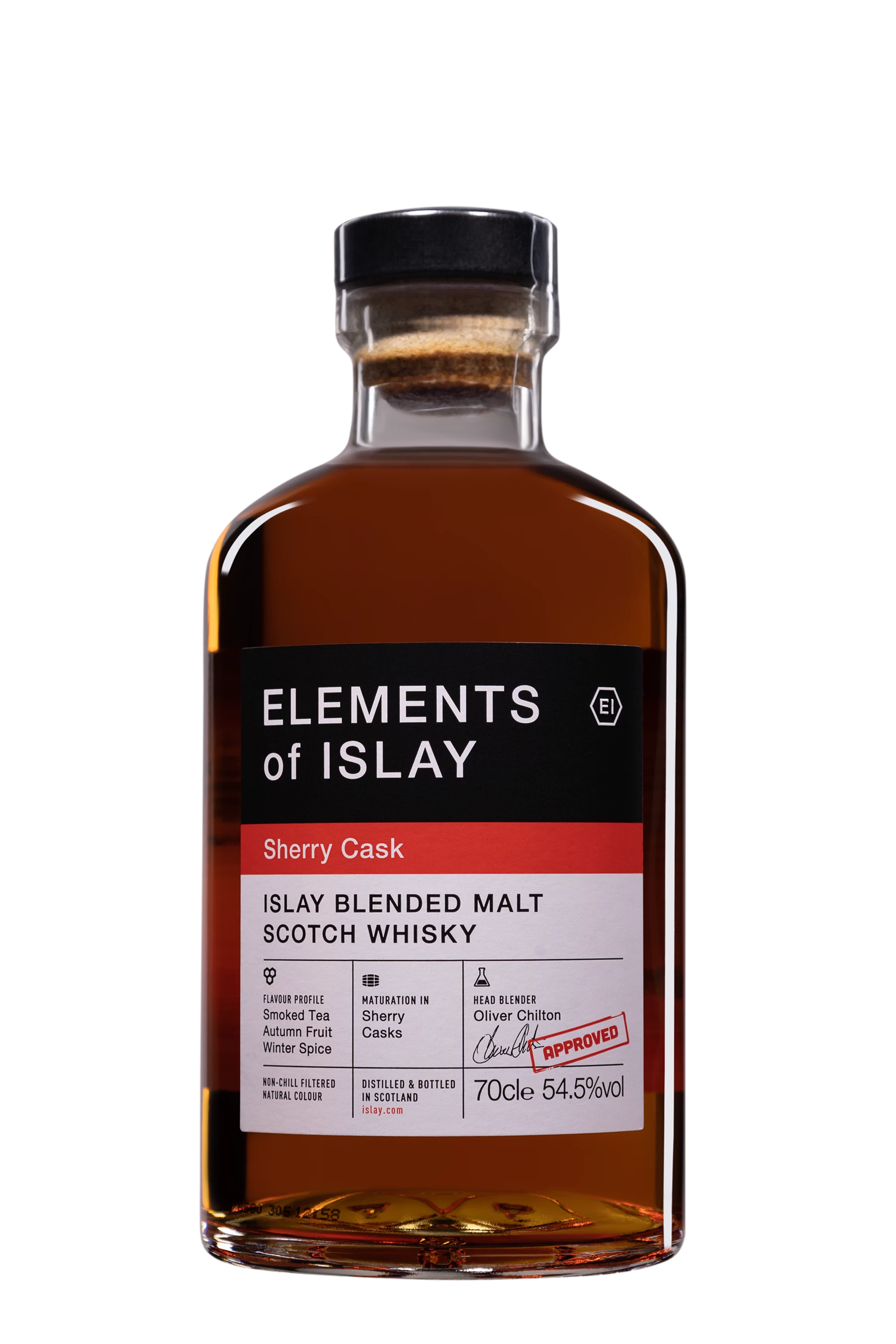 Speciality Drinks - Blended Malt Scotch Whisky "Elements of Islay - Sherry Cask" 54.5° Giftbox, 50cl