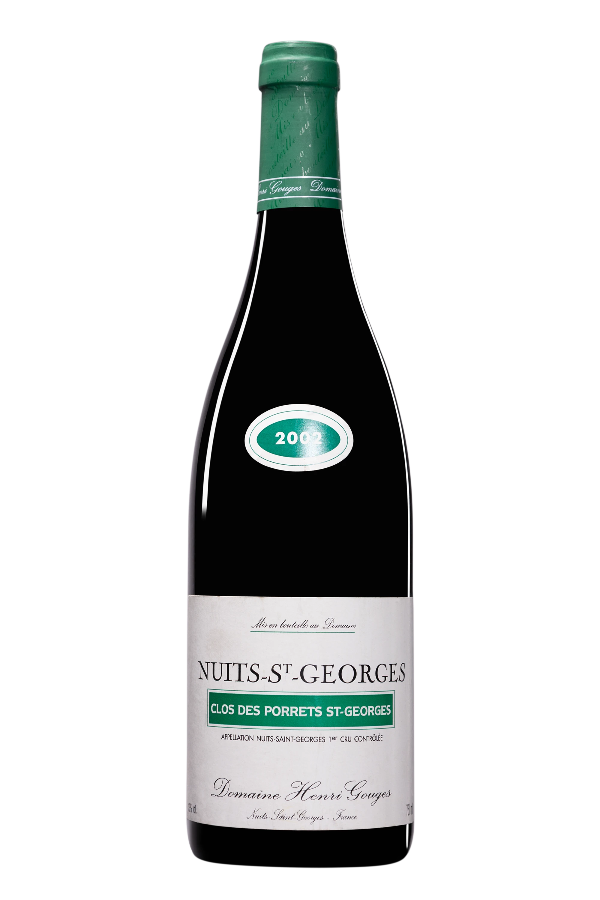 Domaine Henri Gouges - Nuits-Saint-Georges 1er Cru "Clos des Porrets Saint-Georges" Rouge 2002 13°, 75cl