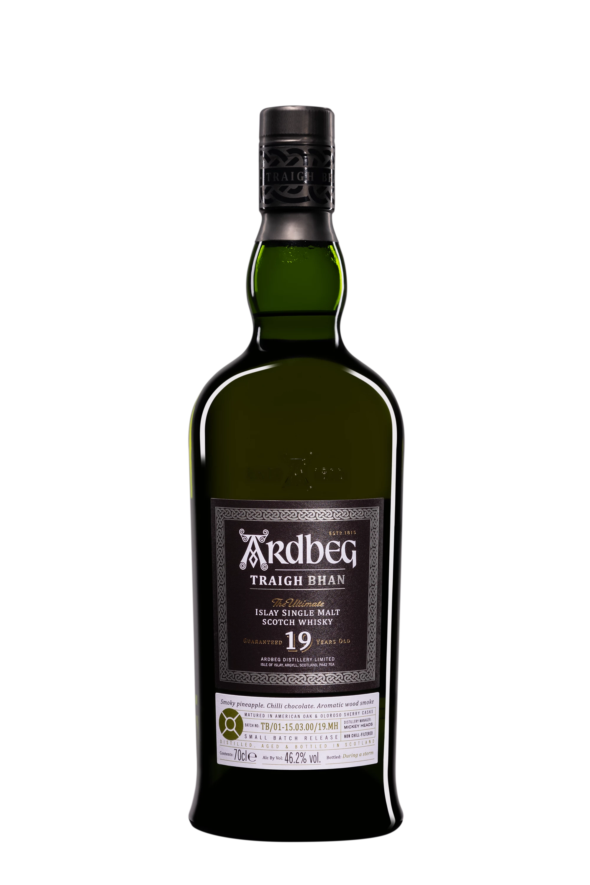 Ardbeg - Single Malt Scotch Whisky "19 Ans Traigh Bhan - Batch 1 Release 2019" 46.2° Giftbox, 70cl