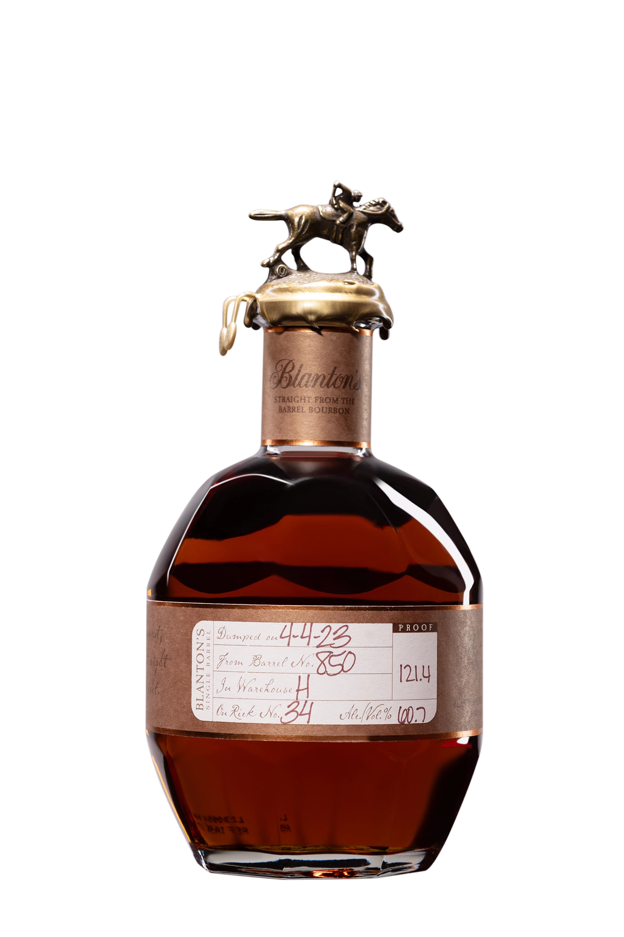 Buffalo Trace - Kentucky Bourbon "Blanton's - Straight from the Barrel" Brun 60.7° Giftbox, 70cl