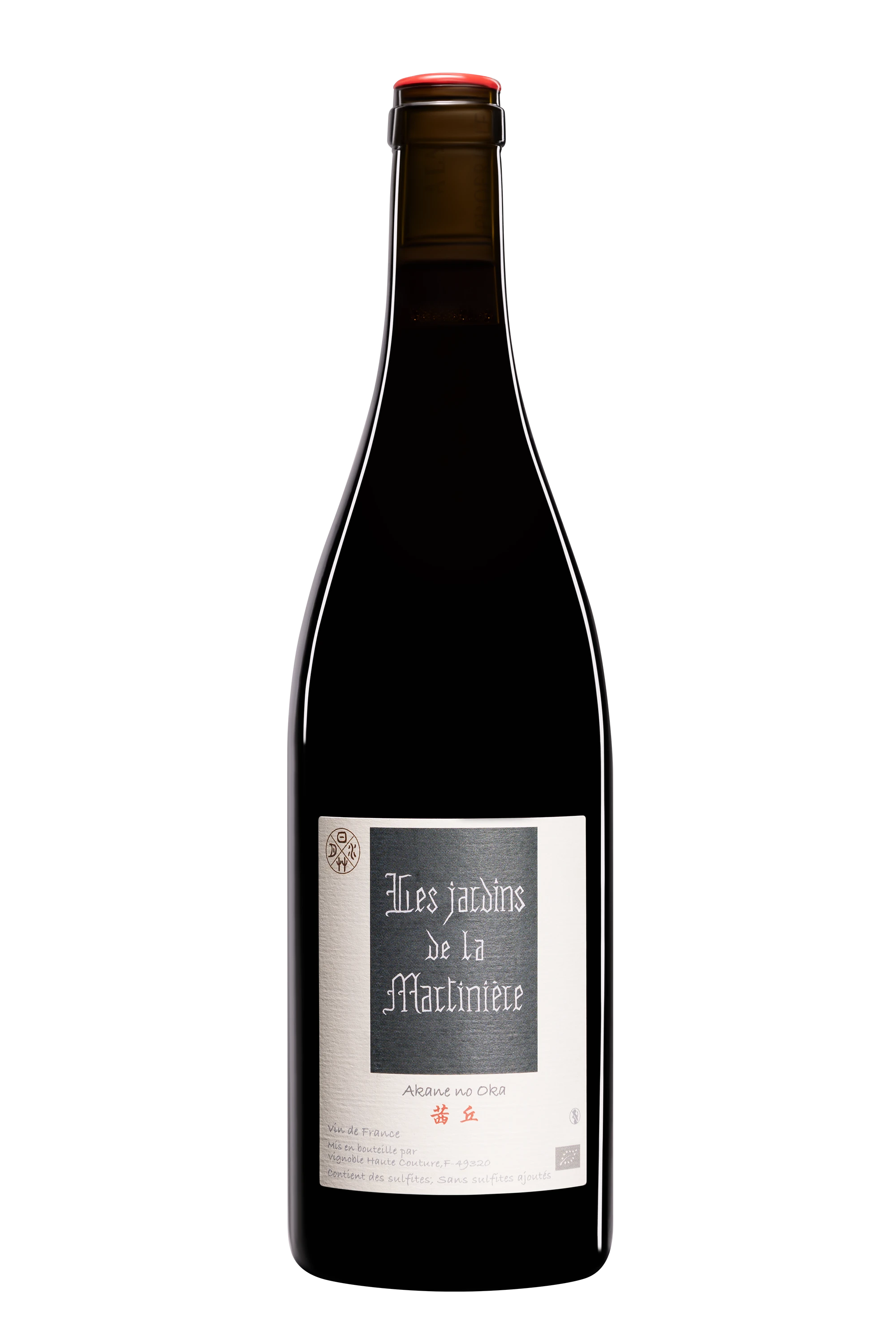 Les Jardins de la Martinière - Vin de France "Akane No Oka" Rouge 2019 13°, 75cl