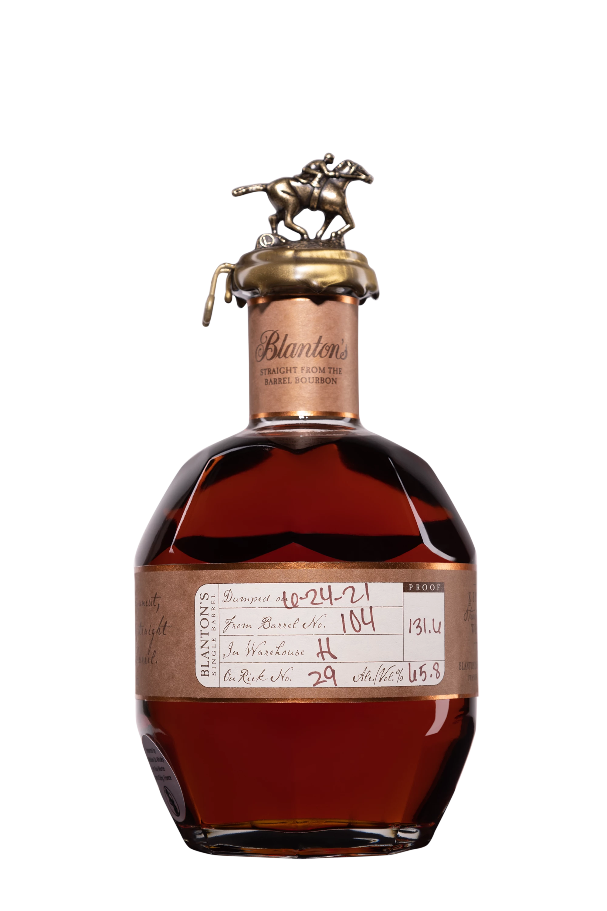Buffalo Trace - Kentucky Bourbon "Blanton's - Straight from the Barrel" Brun 65.8° Giftbox, 70cl