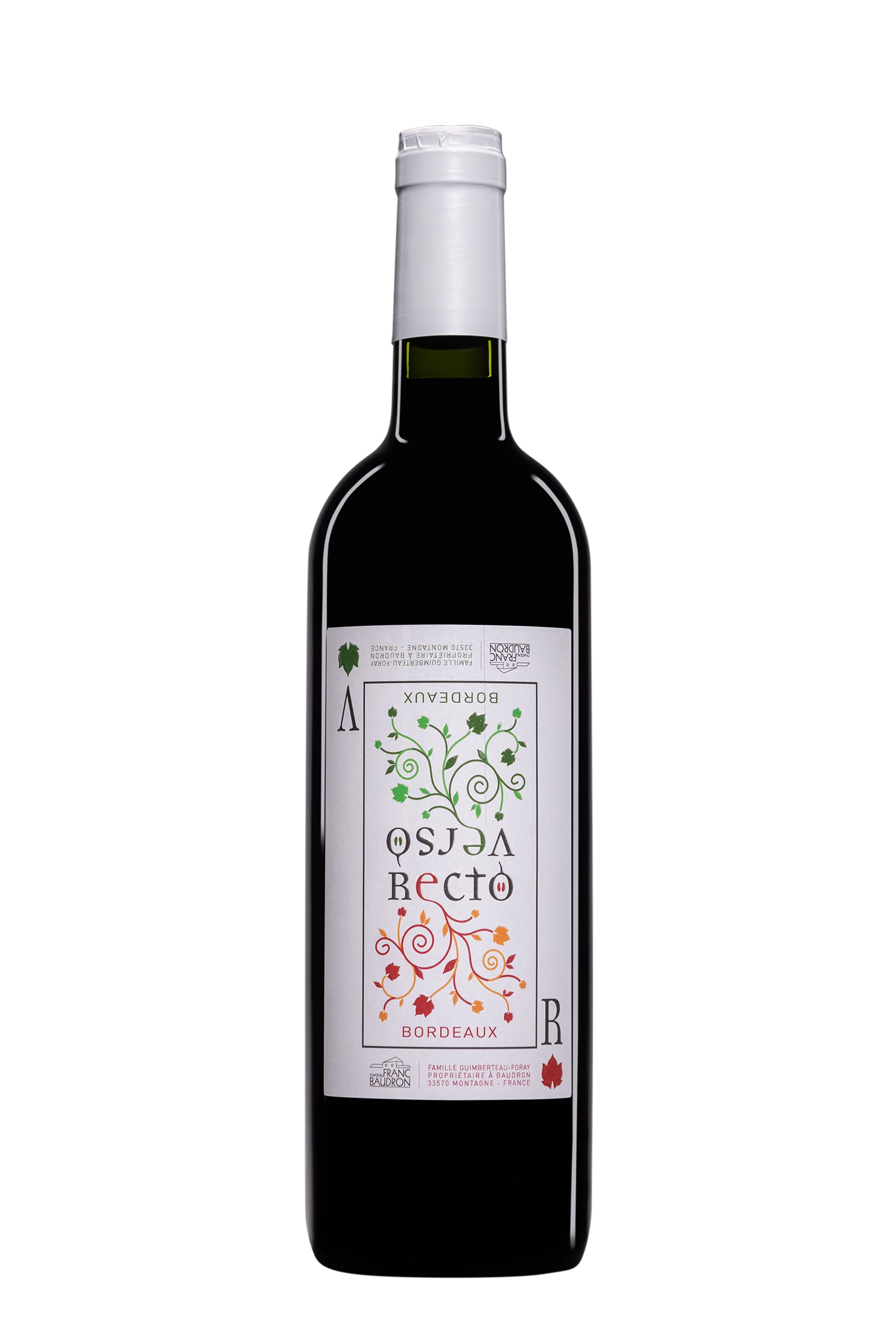 Château Franc-Baudron - Bordeaux "Recto" Rouge 2020 14.5°, 75cl