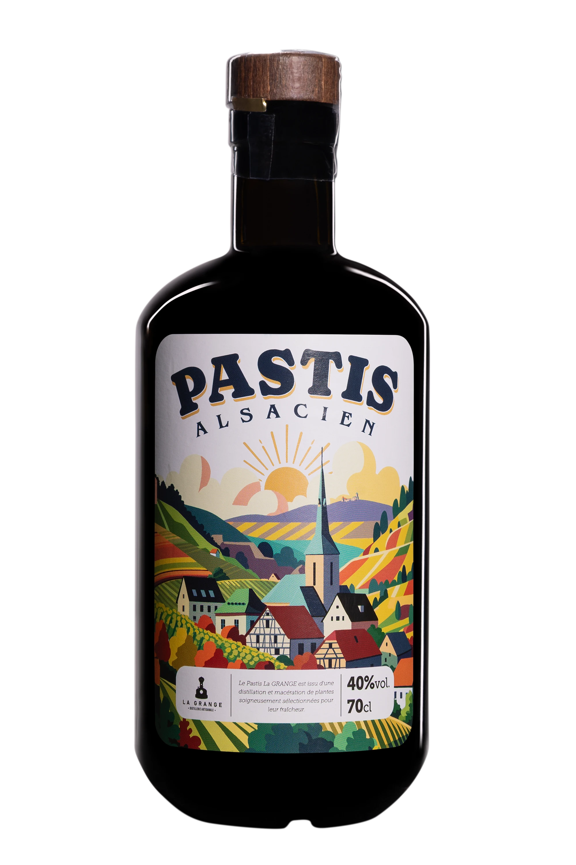 Distillerie de la Grange - Pastis Blanc NV 40°, 70cl