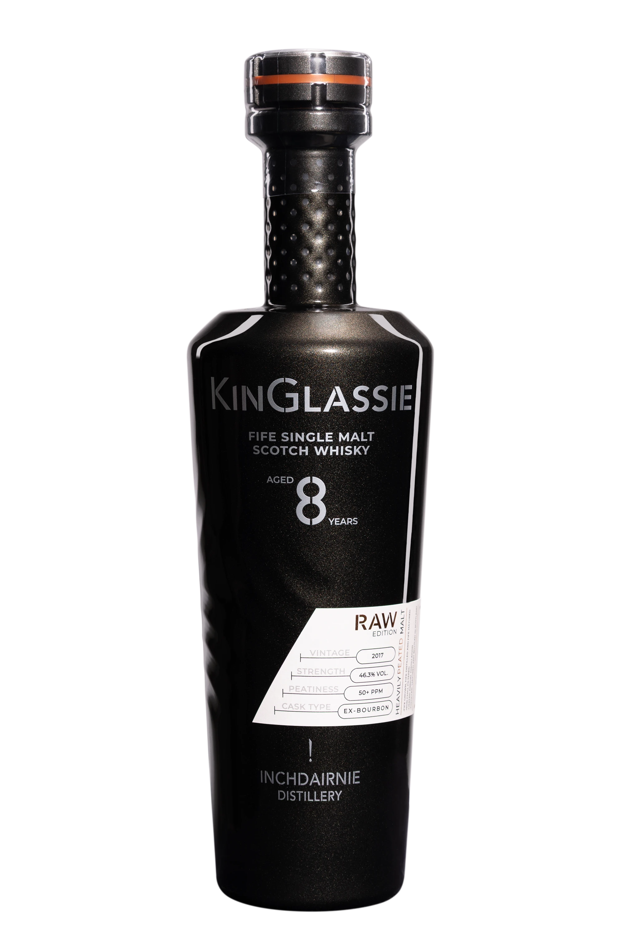 InchDairnie - Single Malt Scotch Whisky "8 Ans - Raw" Brun 2017 46.3°, 70cl