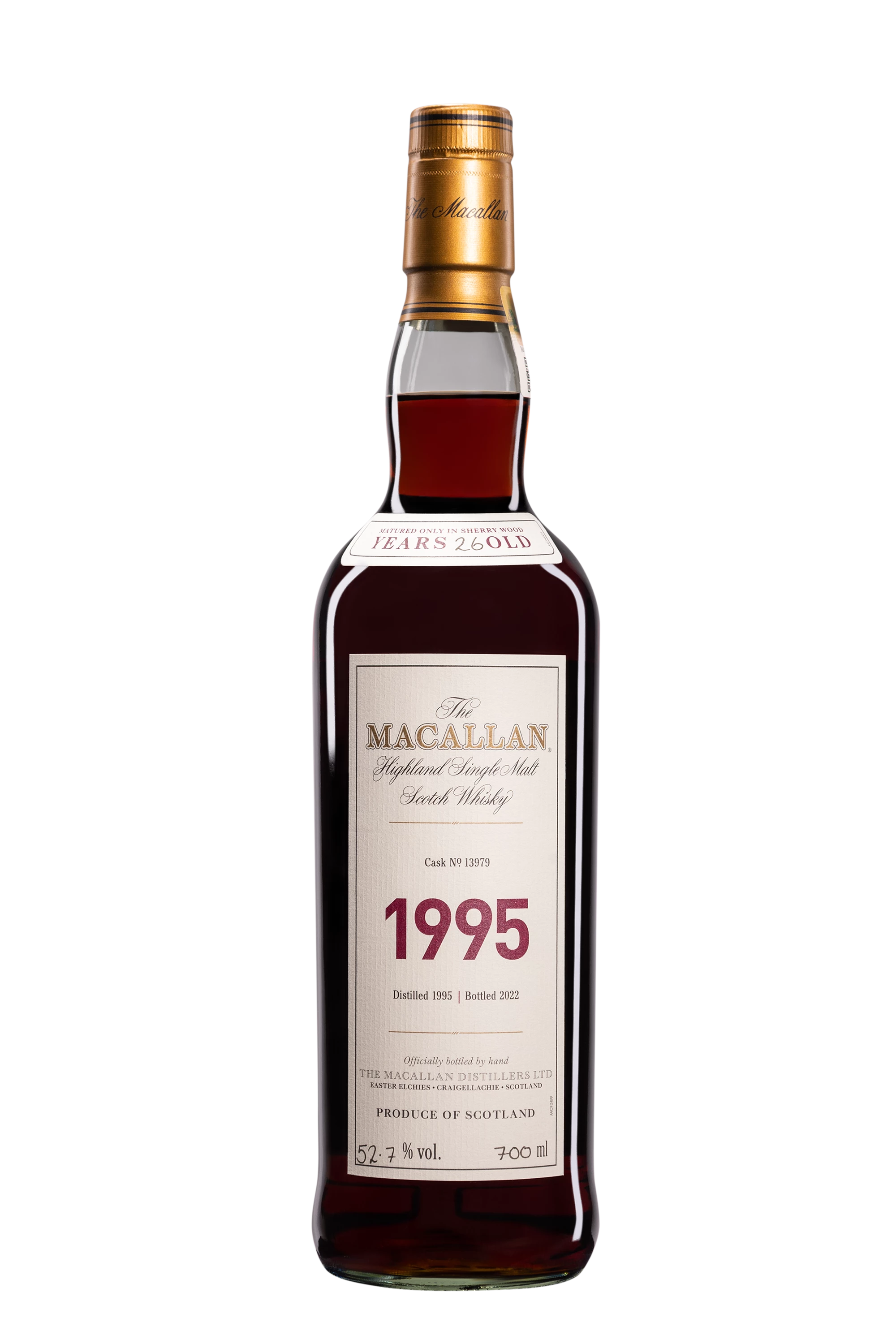 The Macallan - Single Malt Scotch Whisky "26 Ans Fine & Rare - Release 2022" 1995 52.7°, 70cl