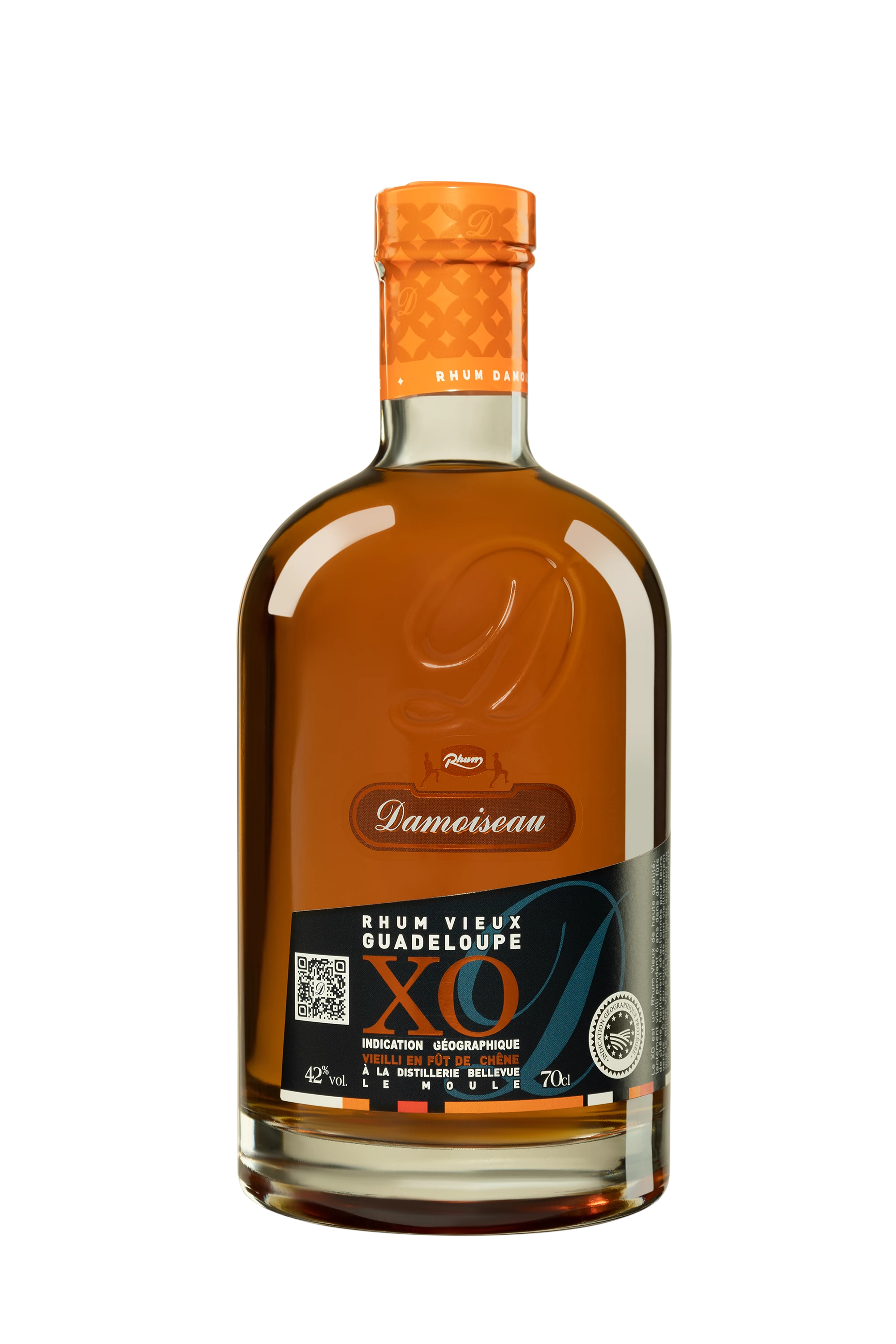 Damoiseau - Rhum Agricole de Guadeloupe "XO" Brun 42° Giftbox, 70cl