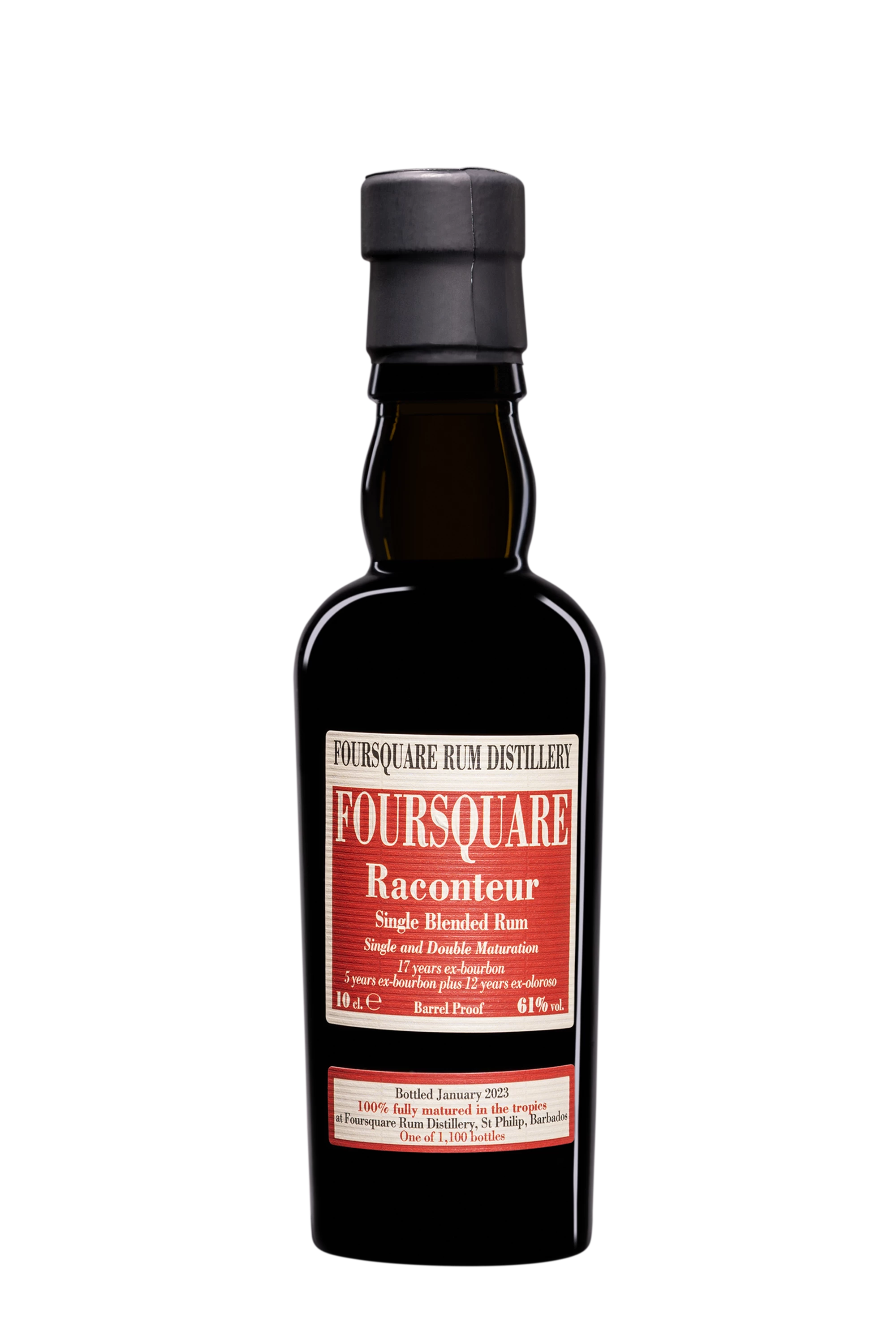 Vélier - Molasses Barbados Rhum "Foursquare - Raconteur" Brun 61° Giftbox, 10cl