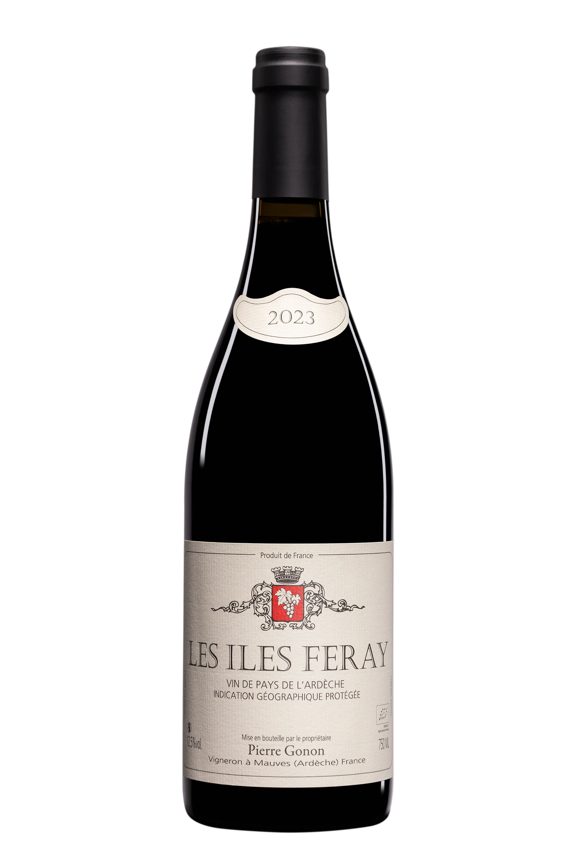 Domaine Pierre Gonon - Vin de Pays de l'Ardèche "Les Iles Feray" Rouge 2023 12.5°, 75cl
