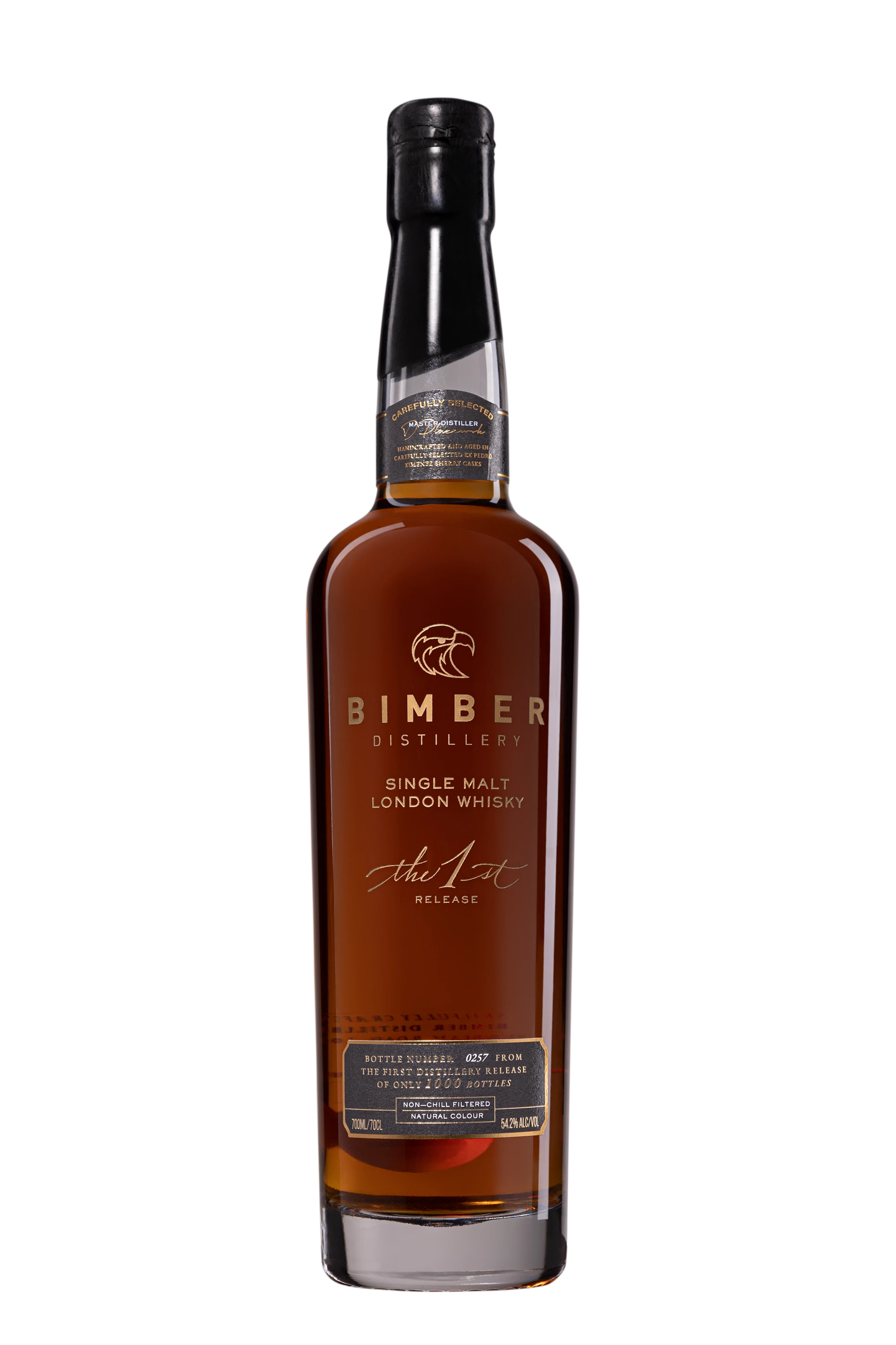 Bimber - Single Malt London Whisky "3 Ans The First Release" 2016 54.2° Giftbox , 70cl