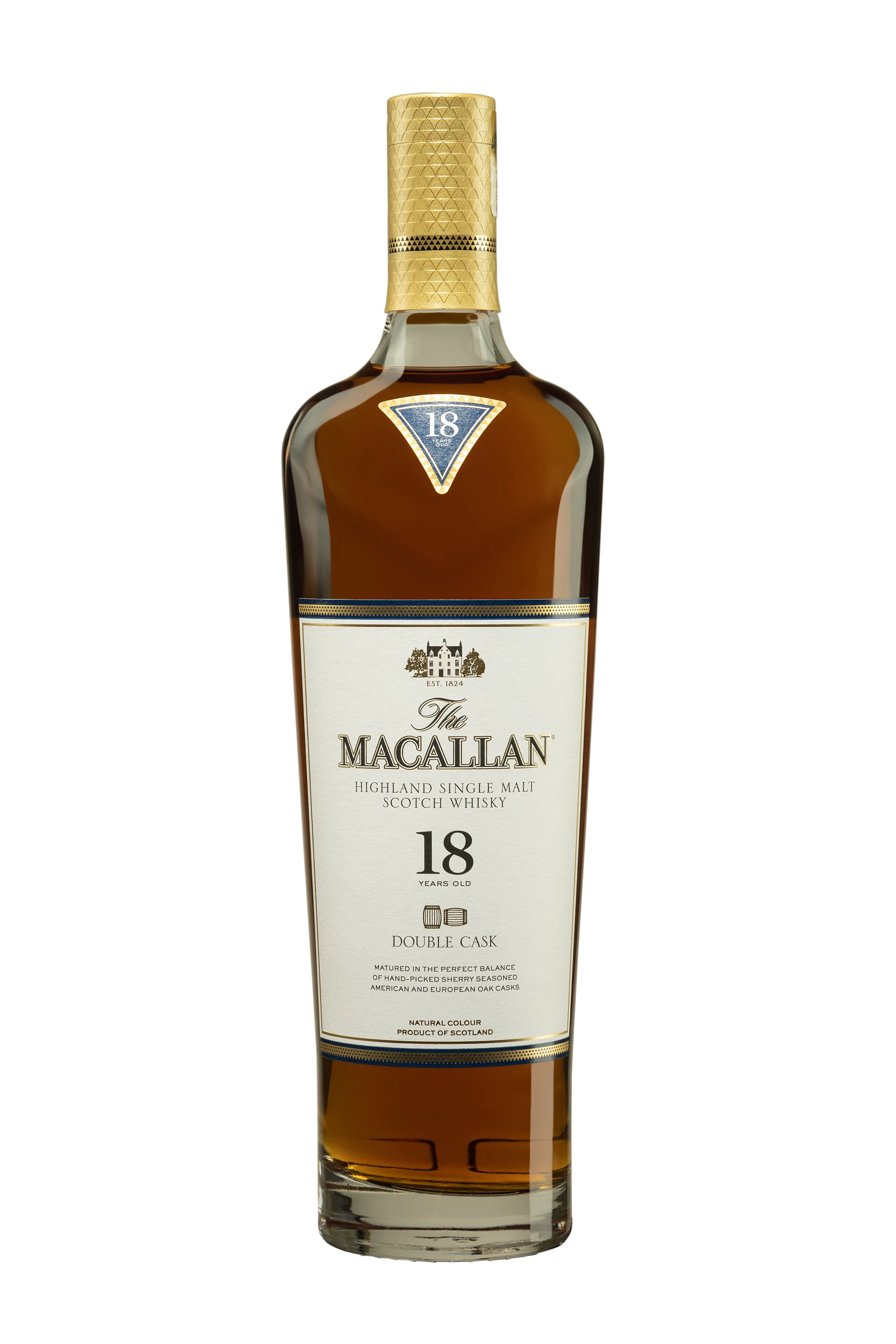 The Macallan - Single Malt Scotch Whisky "18 Ans Double Cask - Release 2022" Giftbox 43°, 70cl