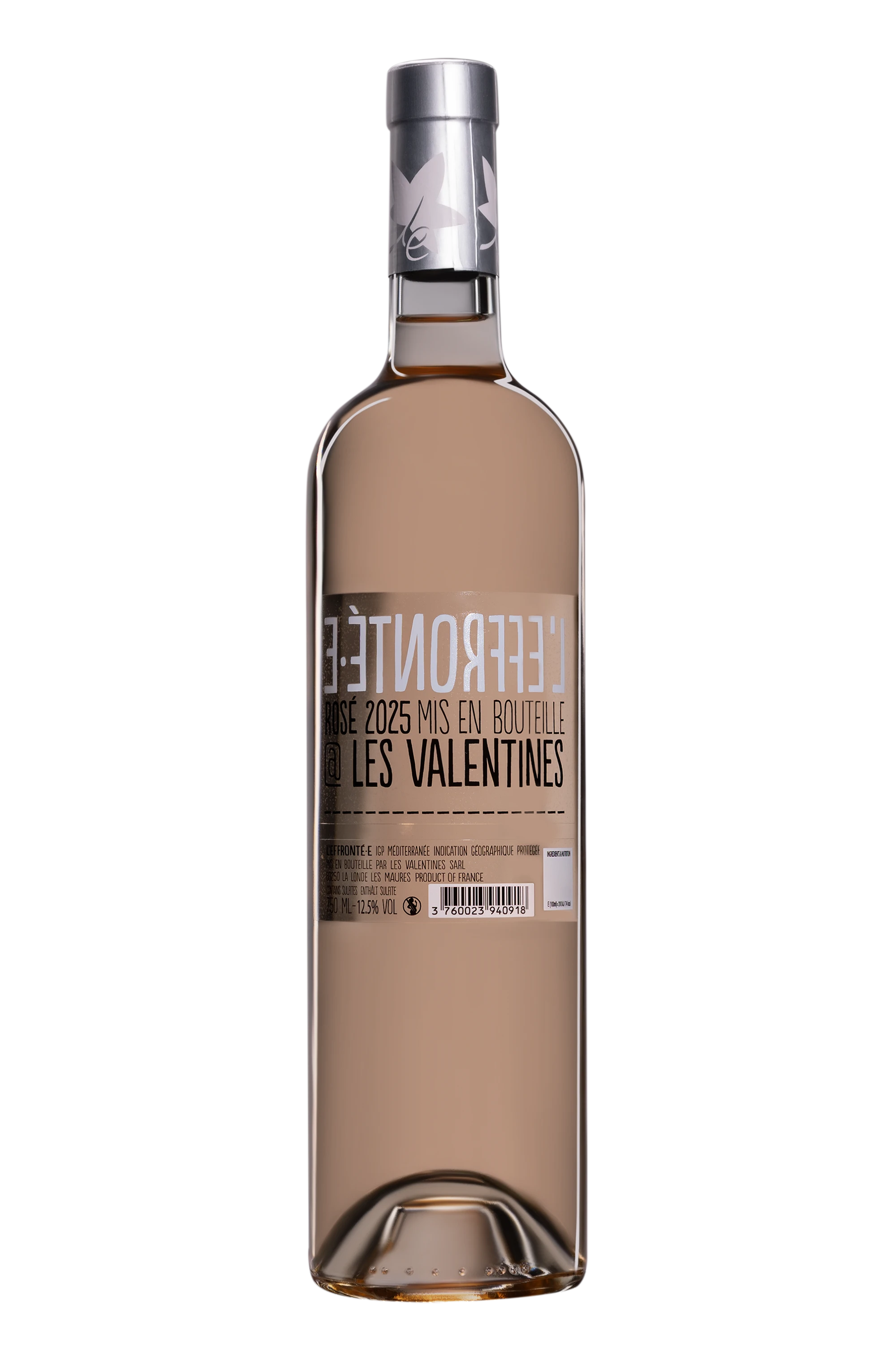 Château Les Valentines - Méditerranée "L'Éffronté.e" Rosé 2025, 75cl