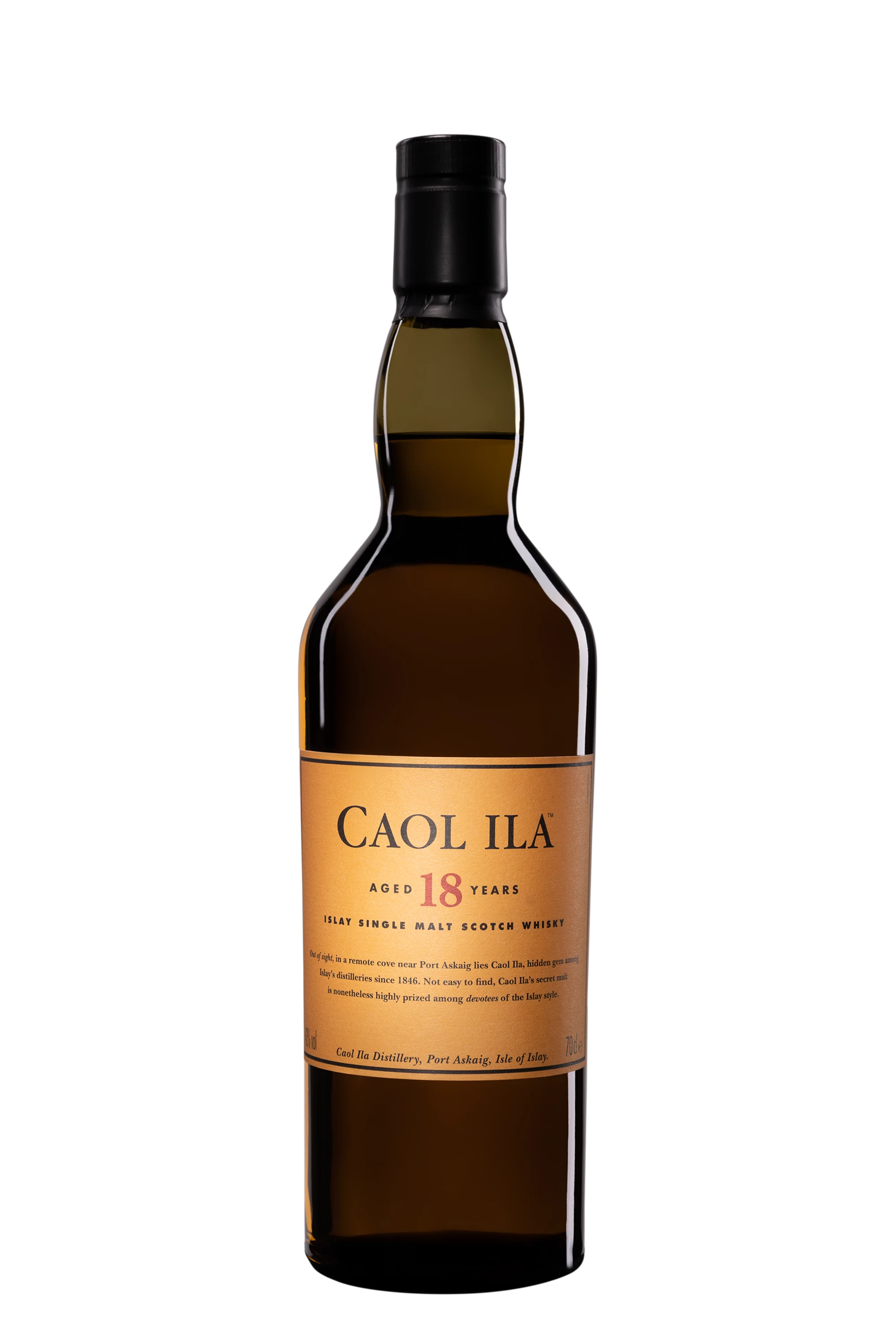 Caol Ila - Single Malt Scotch Whisky "18 Ans" 43° Giftbox, 70cl