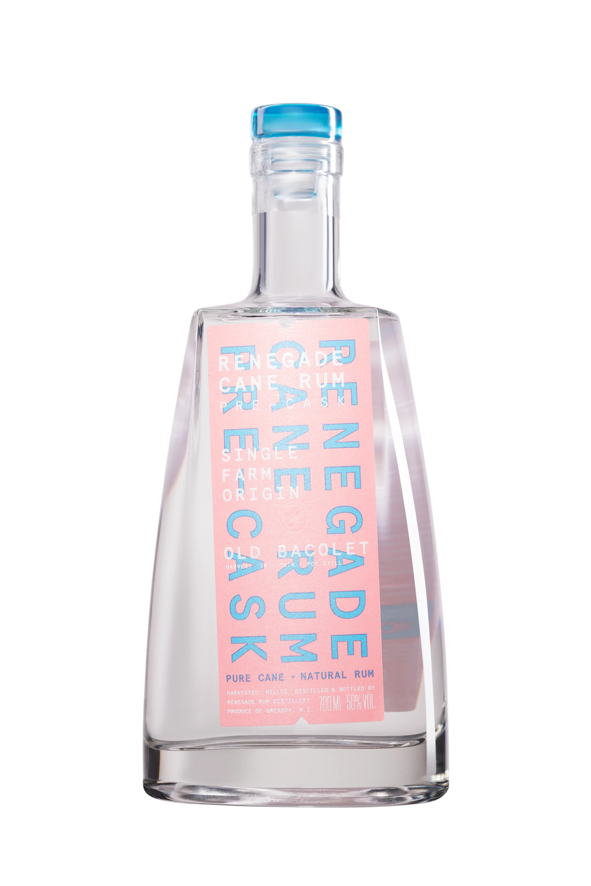 Renegade - Pur Cane Juice Grenadian Rum "Pre Cask Old Bacolet" Blanc 50° Giftbox, 70cl