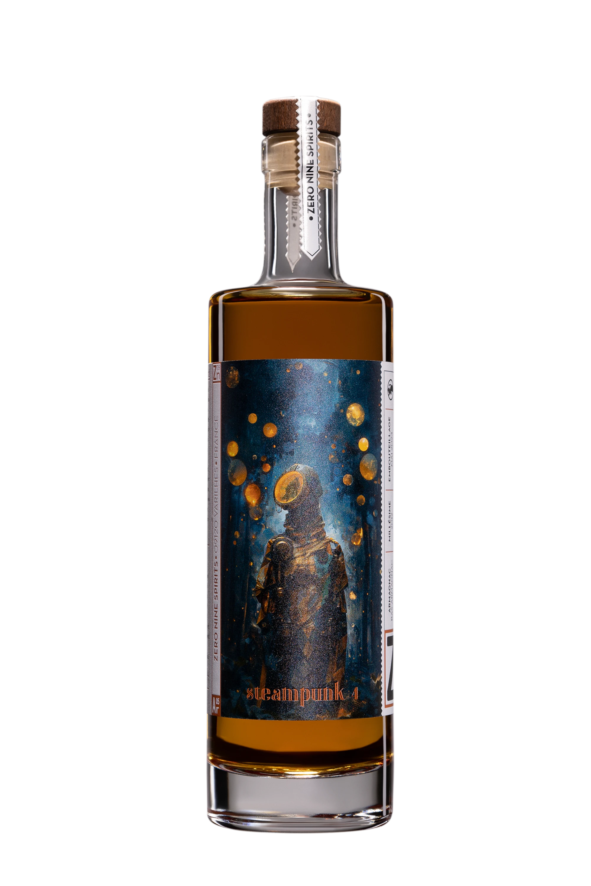Zero Nine Spirits - Bas-Armagnac "12 Ans Château de Bordeneuve - Série Steampunk" 2012 49.4°, 50cl