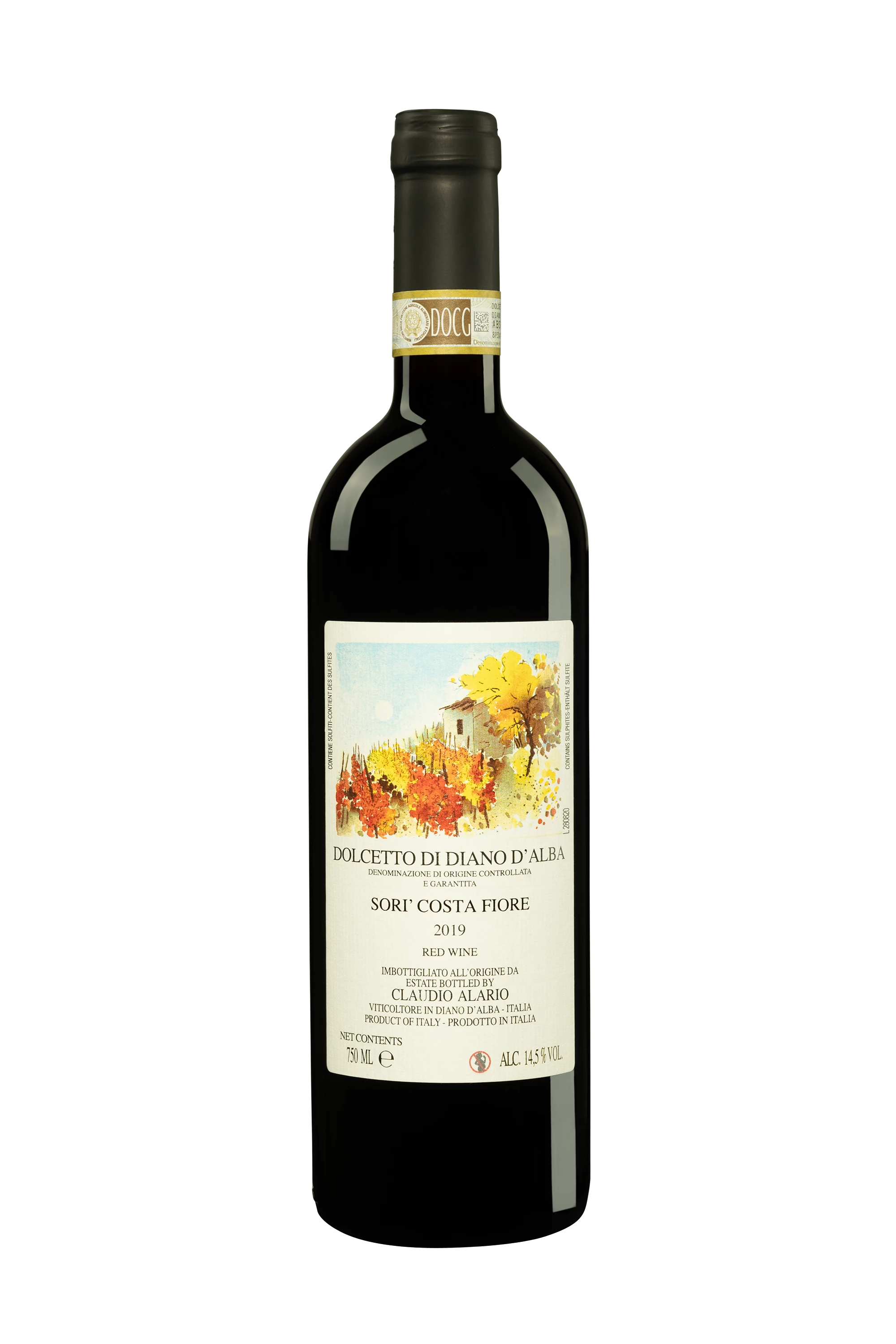 Domaine Claudio Alario - Dolcetto di Diano d'Alba "Sori' Costa Fiore" Rouge 2019, 75cl