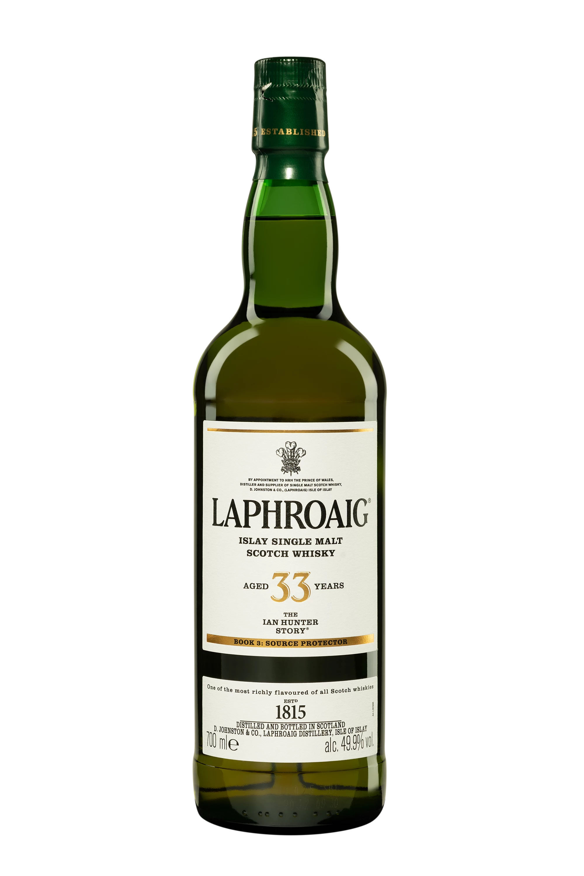 Laphroaig - Single Malt Scotch Whisky "33 Ans - The Ian Hunter Story Book 3 : Source Protector" 49.9° Giftbox, 70cl