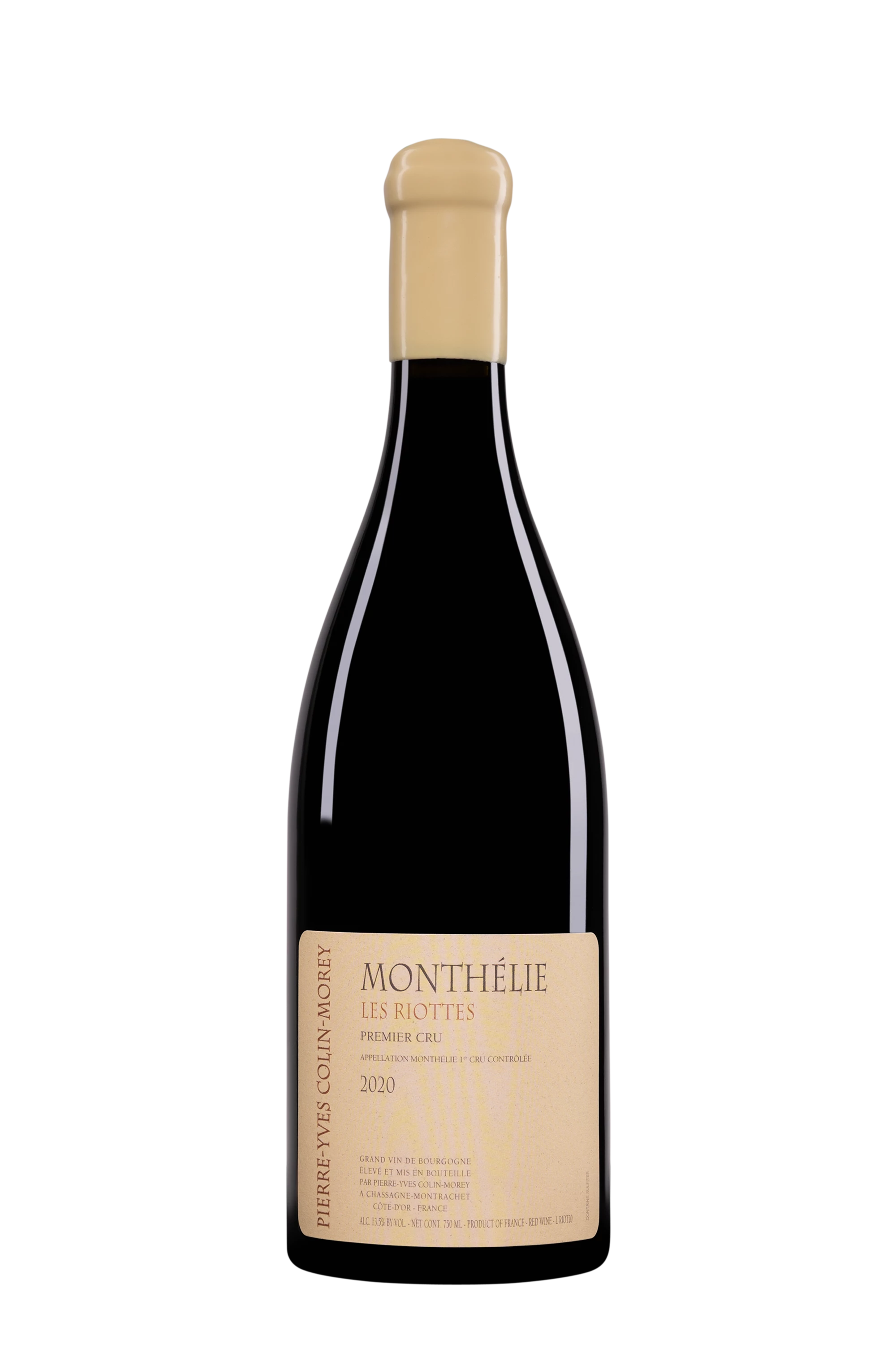 Domaine Pierre-Yves Colin-Morey - Monthélie 1er Cru "Les Riottes" Rouge 2020 13°, 75cl