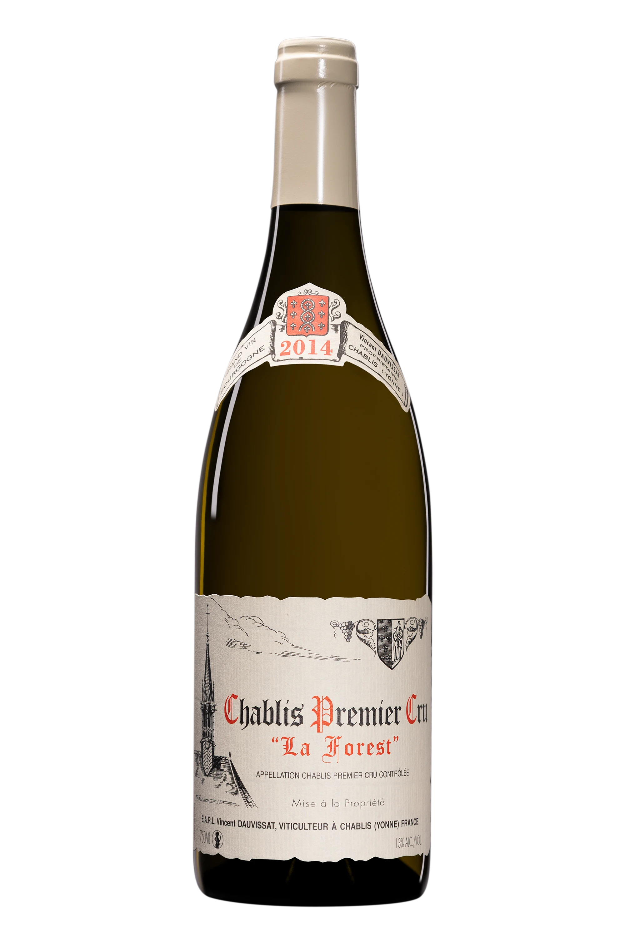 Domaine Vincent Dauvissat - Chablis 1er Cru "La Forest" Blanc 2014 13°, 75cl
