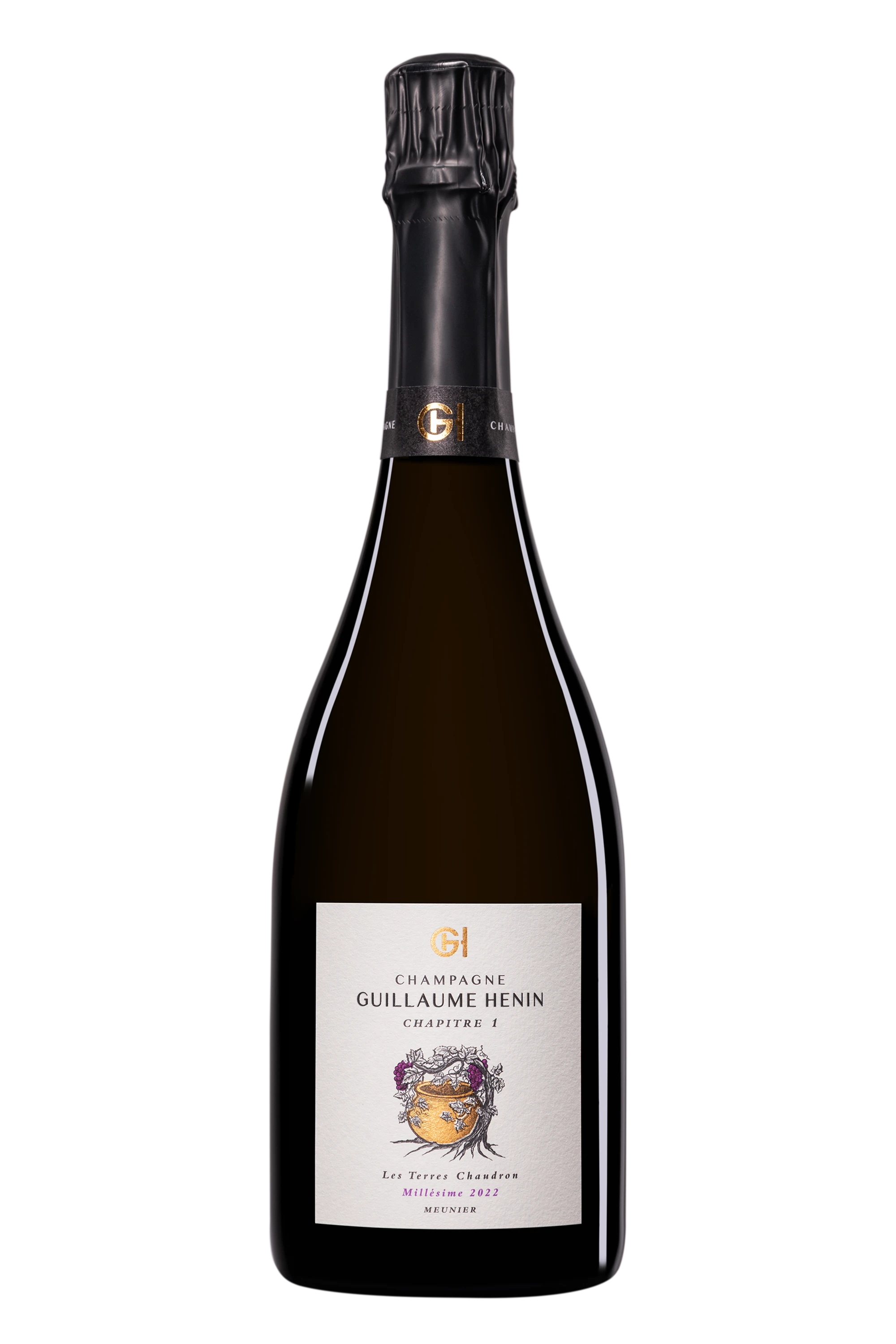 Domaine Guillaume Hénin - Champagne Extra-Brut Blanc de Noirs "Les Terres Chaudron" Blanc 2022 Dégorgement 10 Mar. 2026 12°, 75cl
