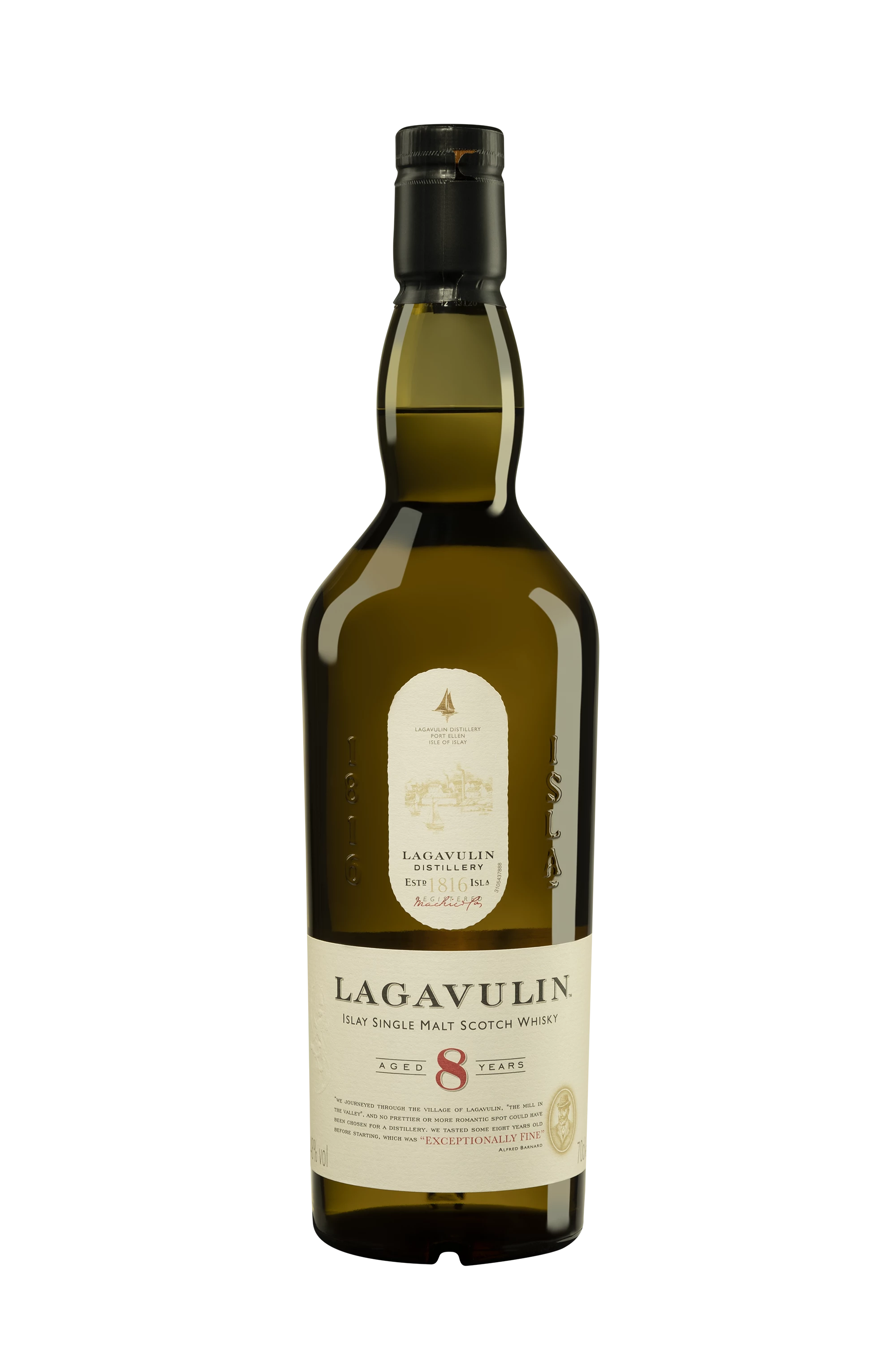 Lagavulin - Single Malt Scotch Whisky "8 Ans" 48° Giftbox, 70cl