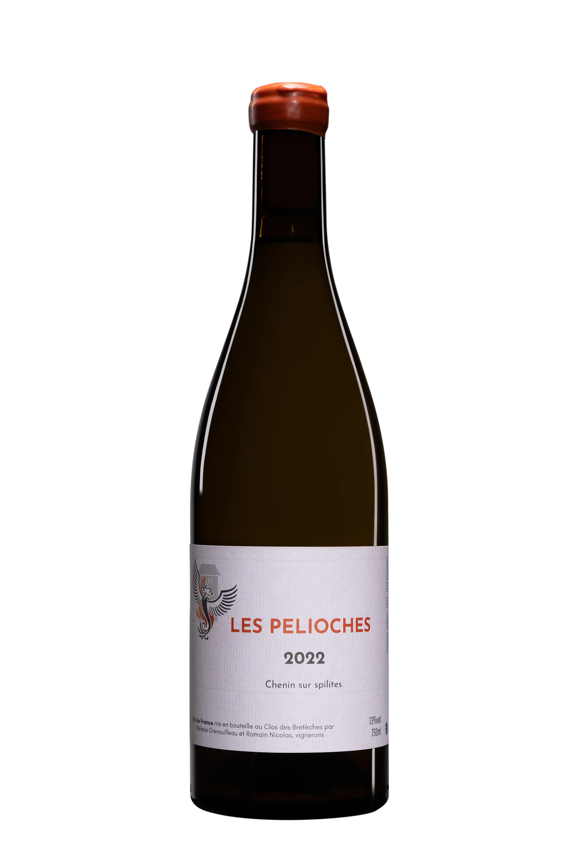 Clos des Bretèches - Anjou "Les Pelioches" Blanc 2022 13°, 75cl