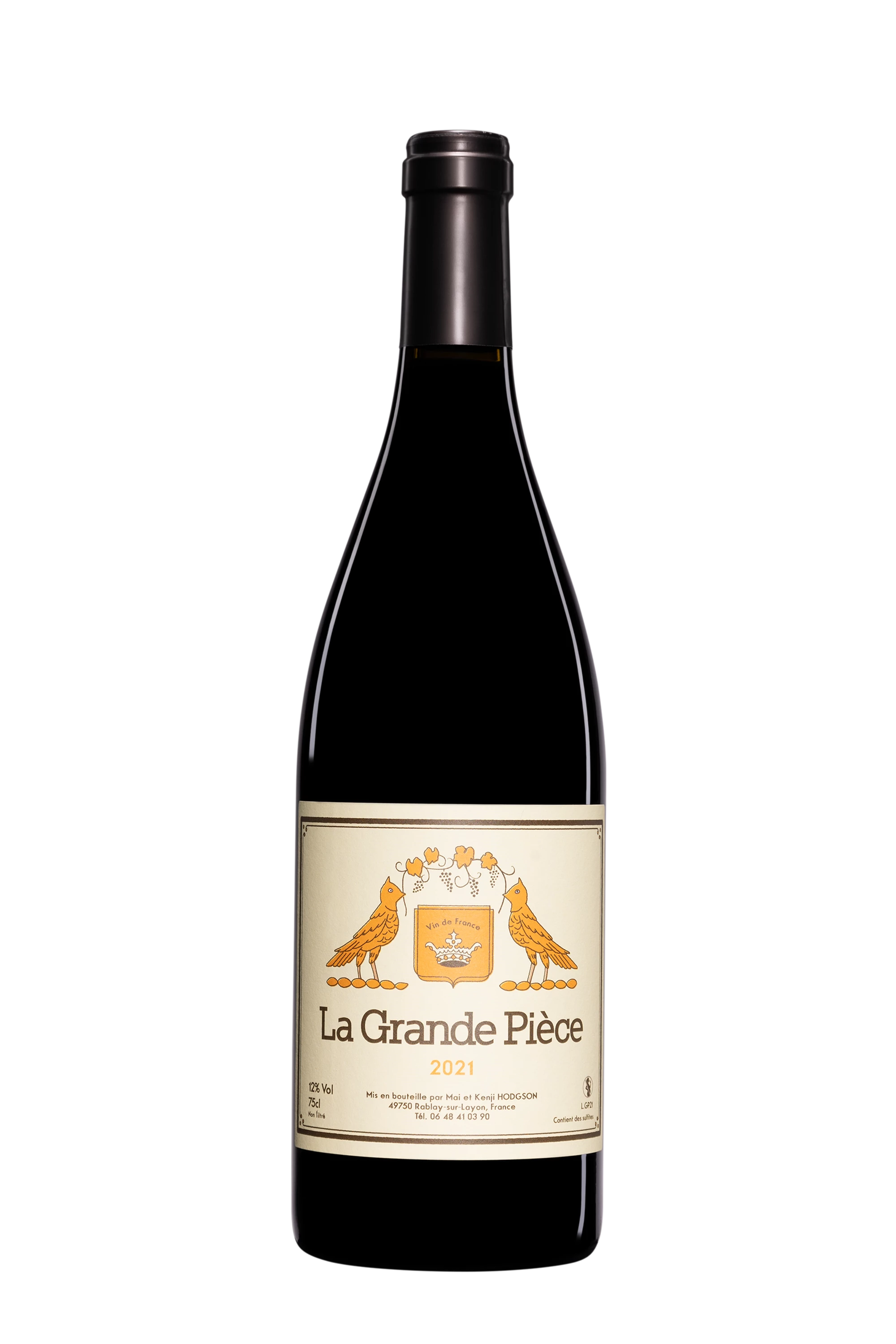 Domaine Maï et Kenji Hodgson - Vin de France "La Grande Pièce" Rouge 2021, 75cl