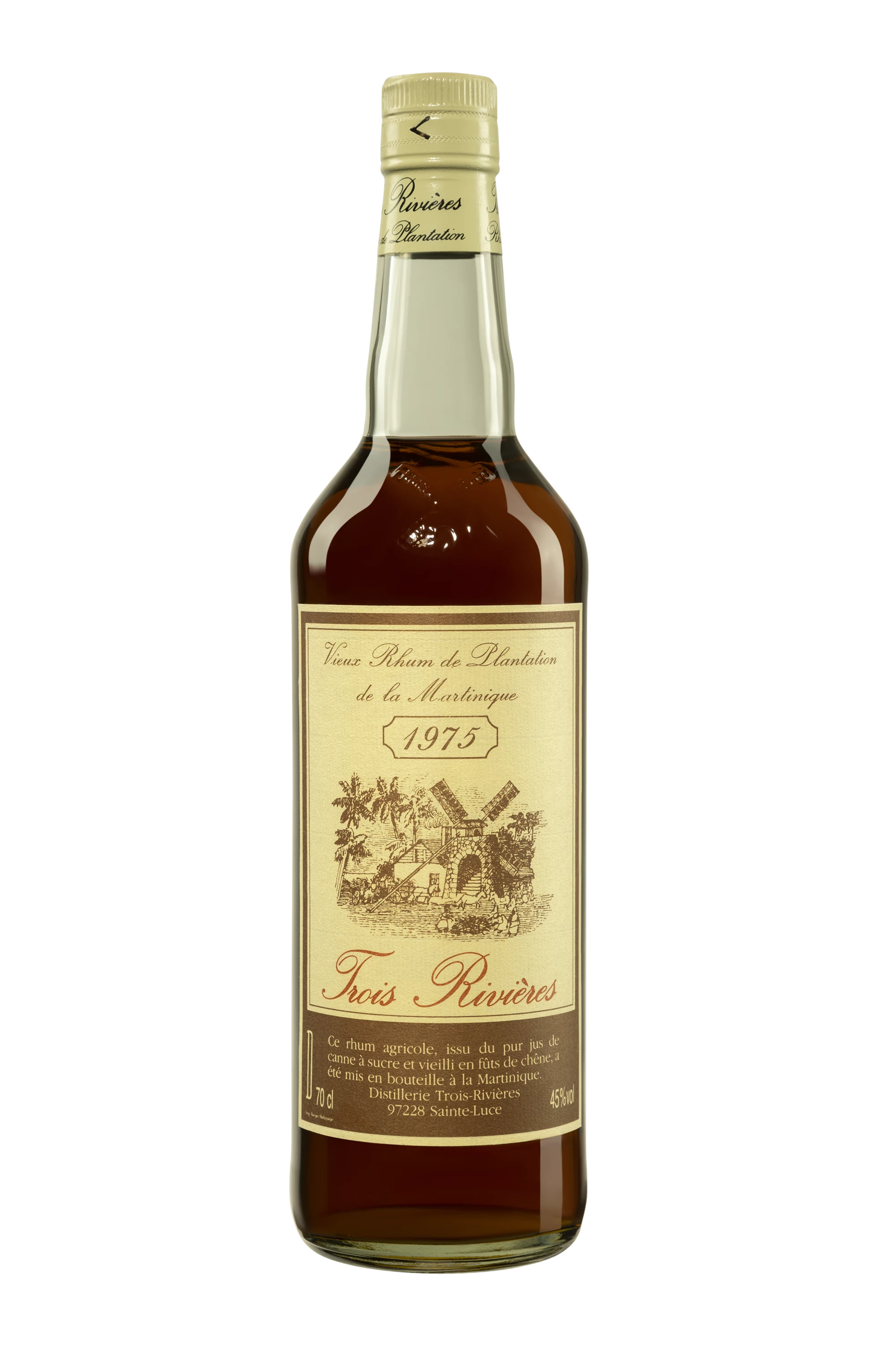 Trois Rivières - Rhum Vieux Agricole de Martinique Brun 1975 45° Giftbox, 70cl